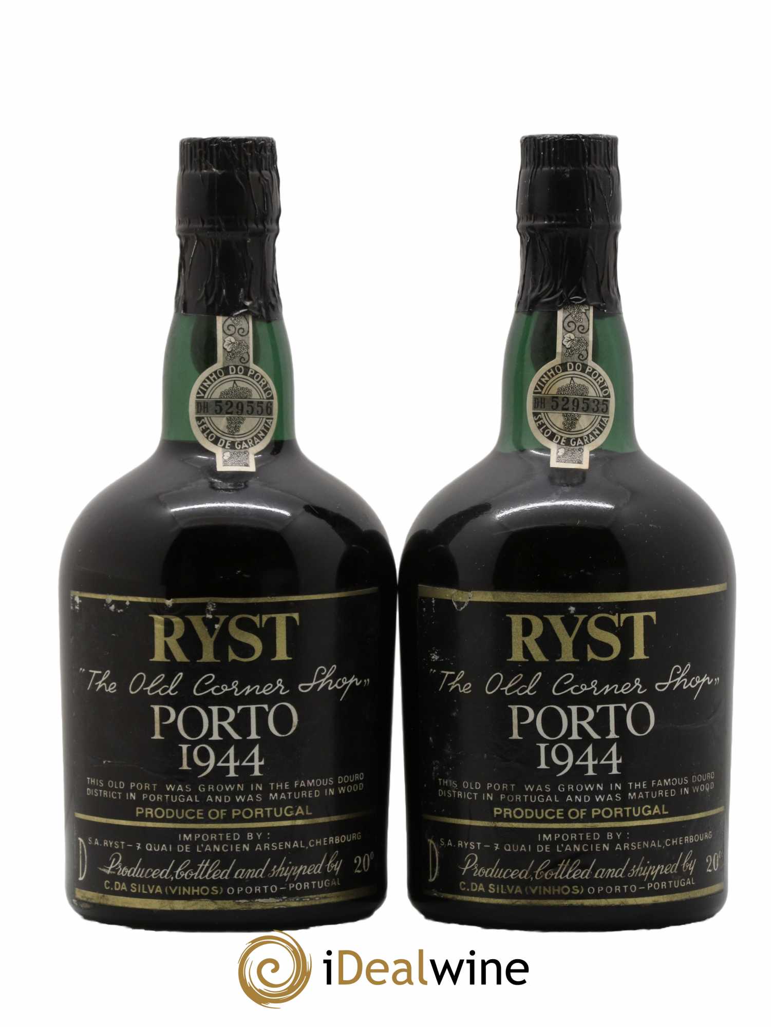 Porto Ryst The Old Corner Shop Porto 1940 Produit par C. Da Silva 1944 - Posten von 2 Flaschen - 1