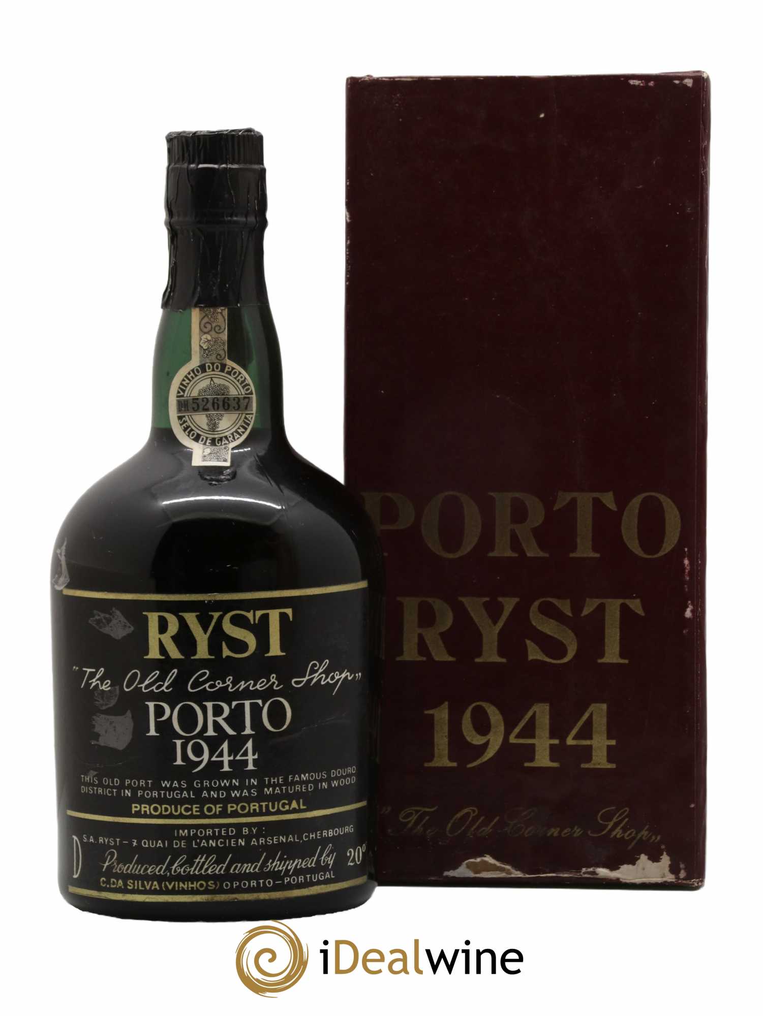 Porto Ryst The Old Corner Shop Porto Produit par C. Da Silva 1944 - Lot de 1 bouteille - 0
