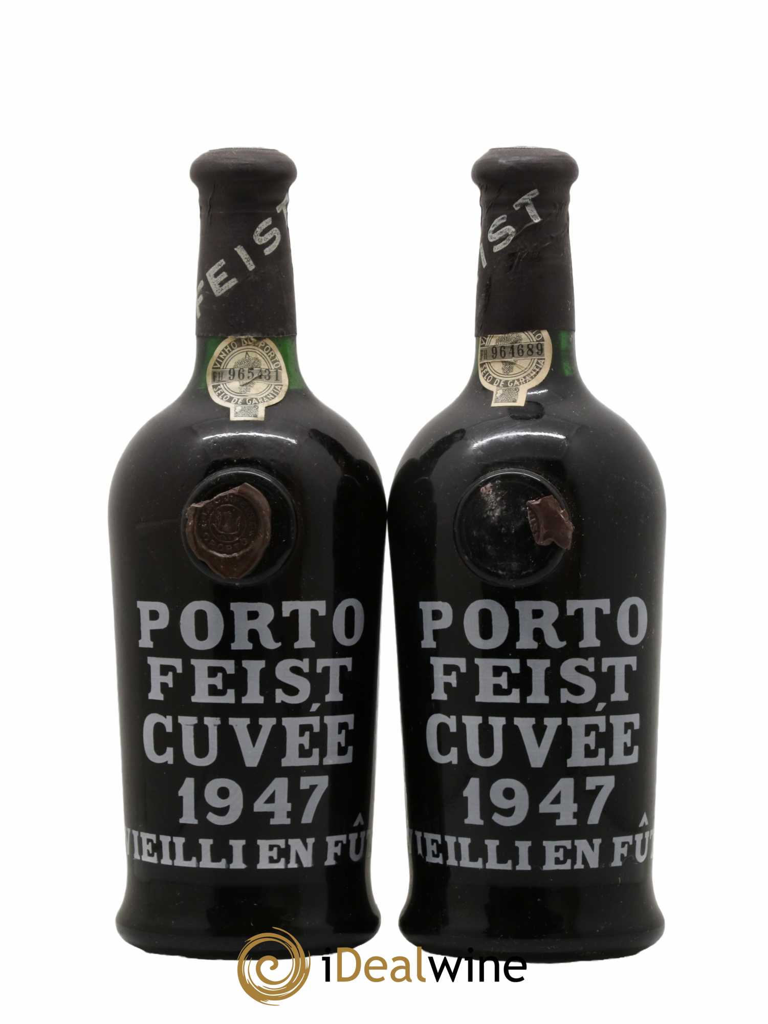 Porto Porto Feist Cuvée 1947 vieilli en fût 1947 - Lot de 2 bouteilles - 0