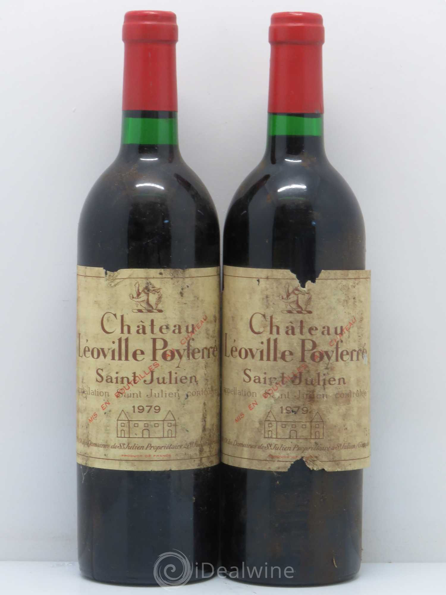 Château Léoville Poyferré 2ème Grand Cru Classé 1979 - Lot de 2 bouteilles - 0
