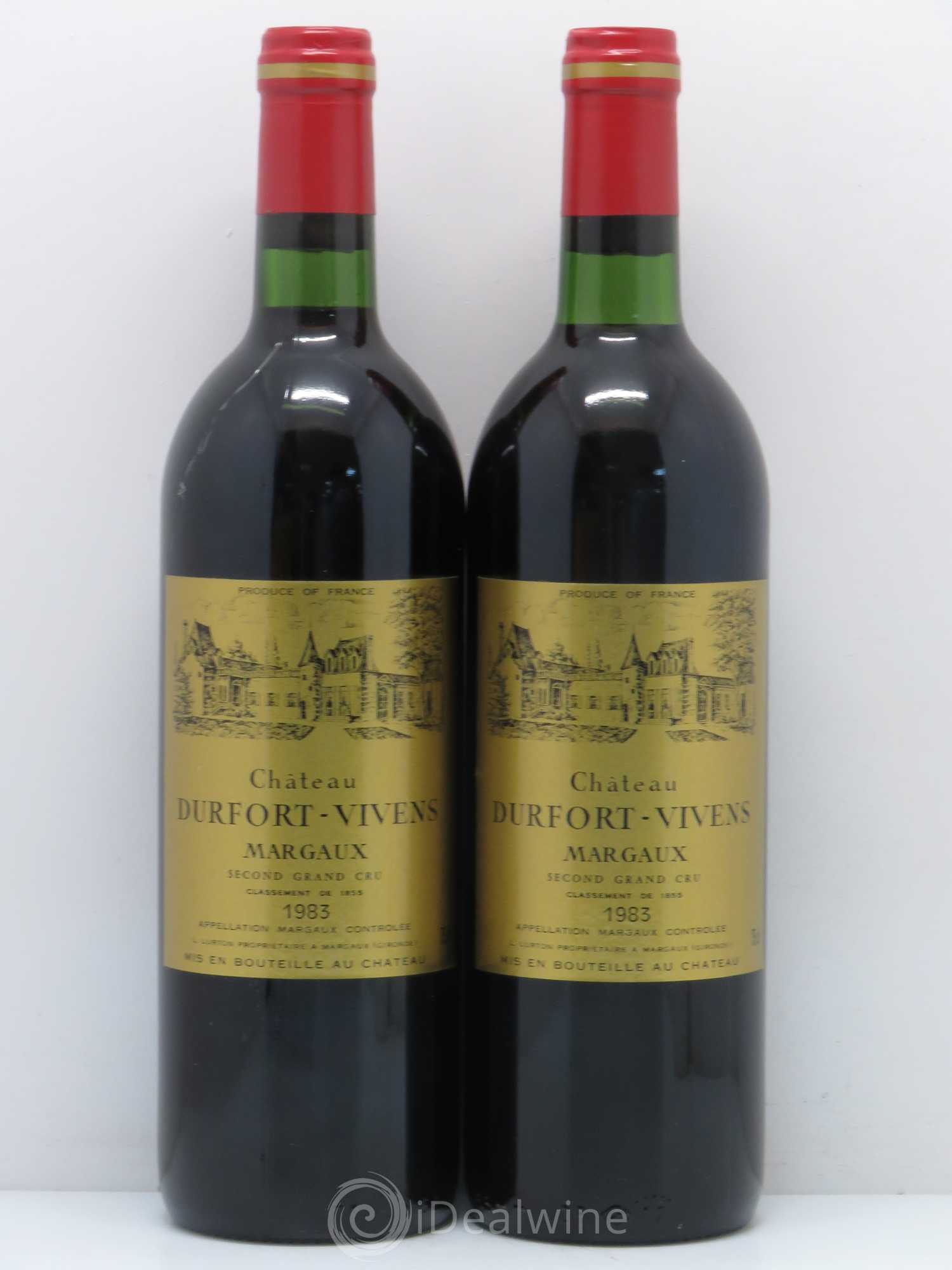 Château Durfort Vivens 2ème Grand Cru Classé 1983 - Lotto di 5 bottiglie - 2