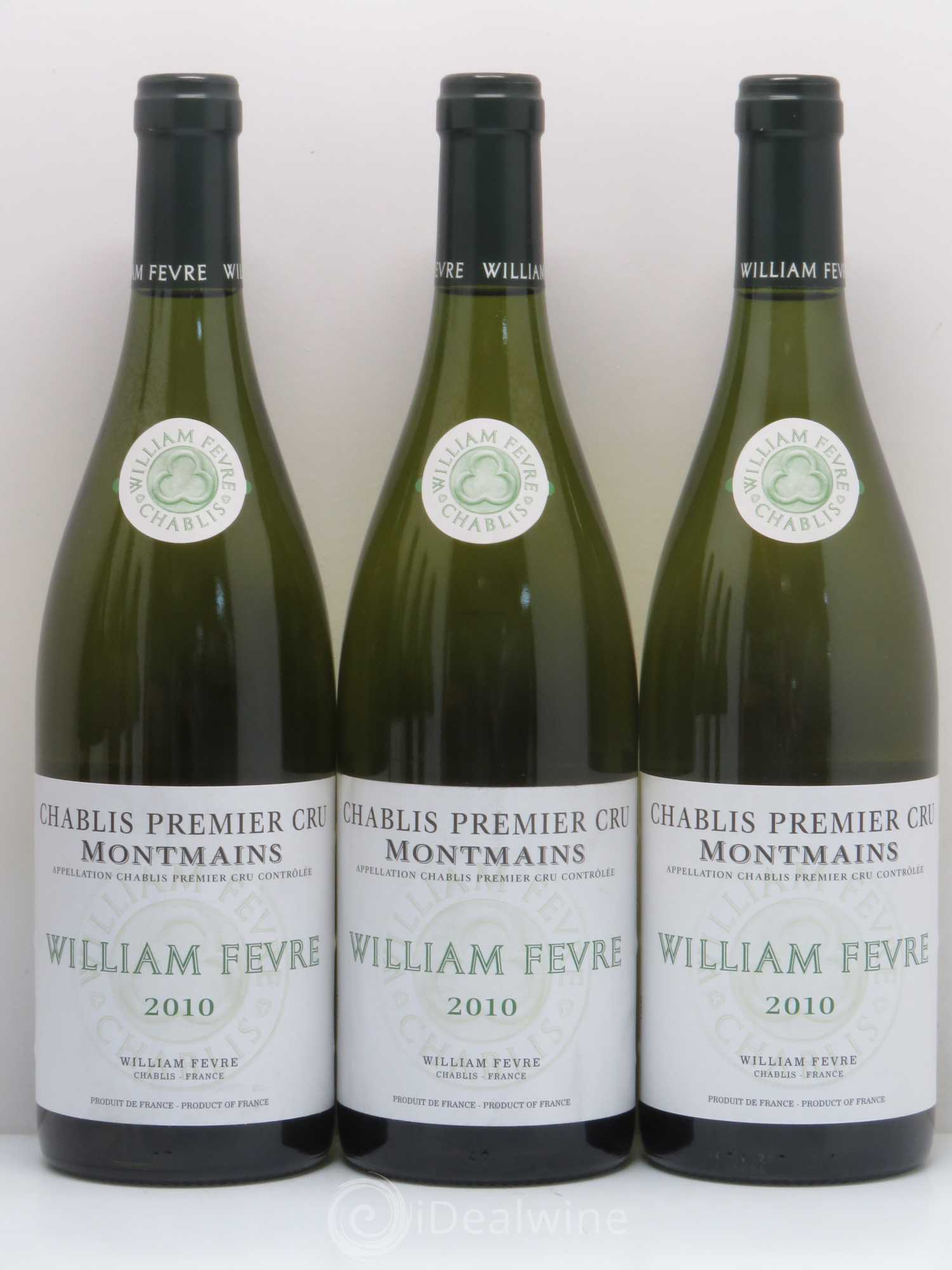 Chablis 1er Cru Montmains William Fèvre 2010 - Lot de 6 bouteilles - 1