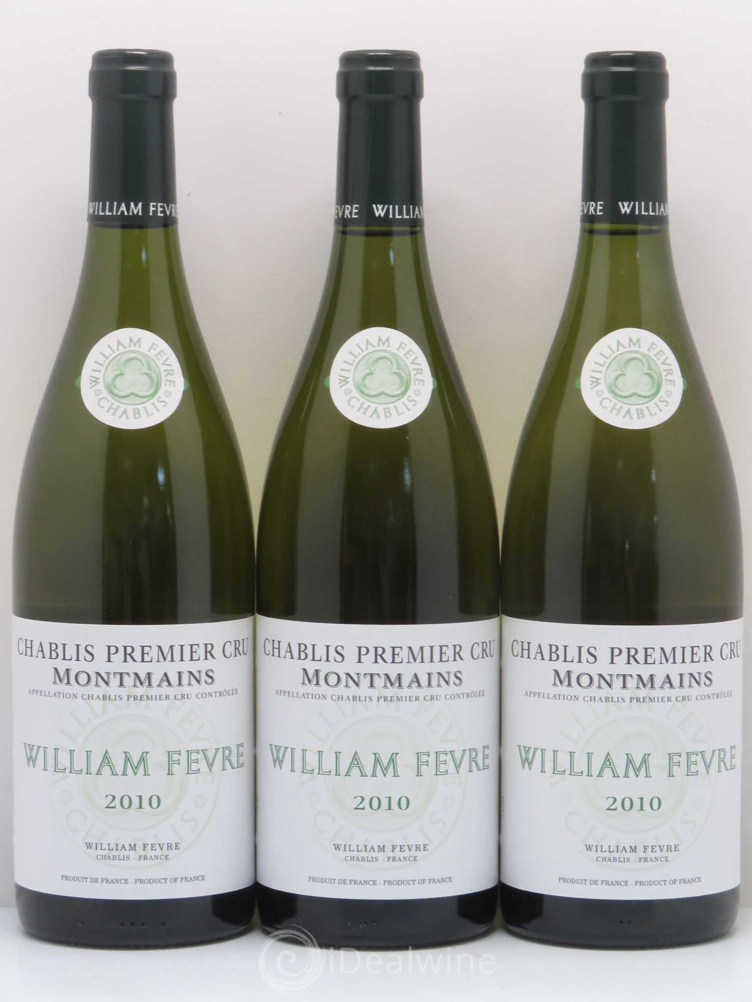 Chablis 1er Cru Montmains William Fèvre 2010 - Lot de 6 bouteilles - 2