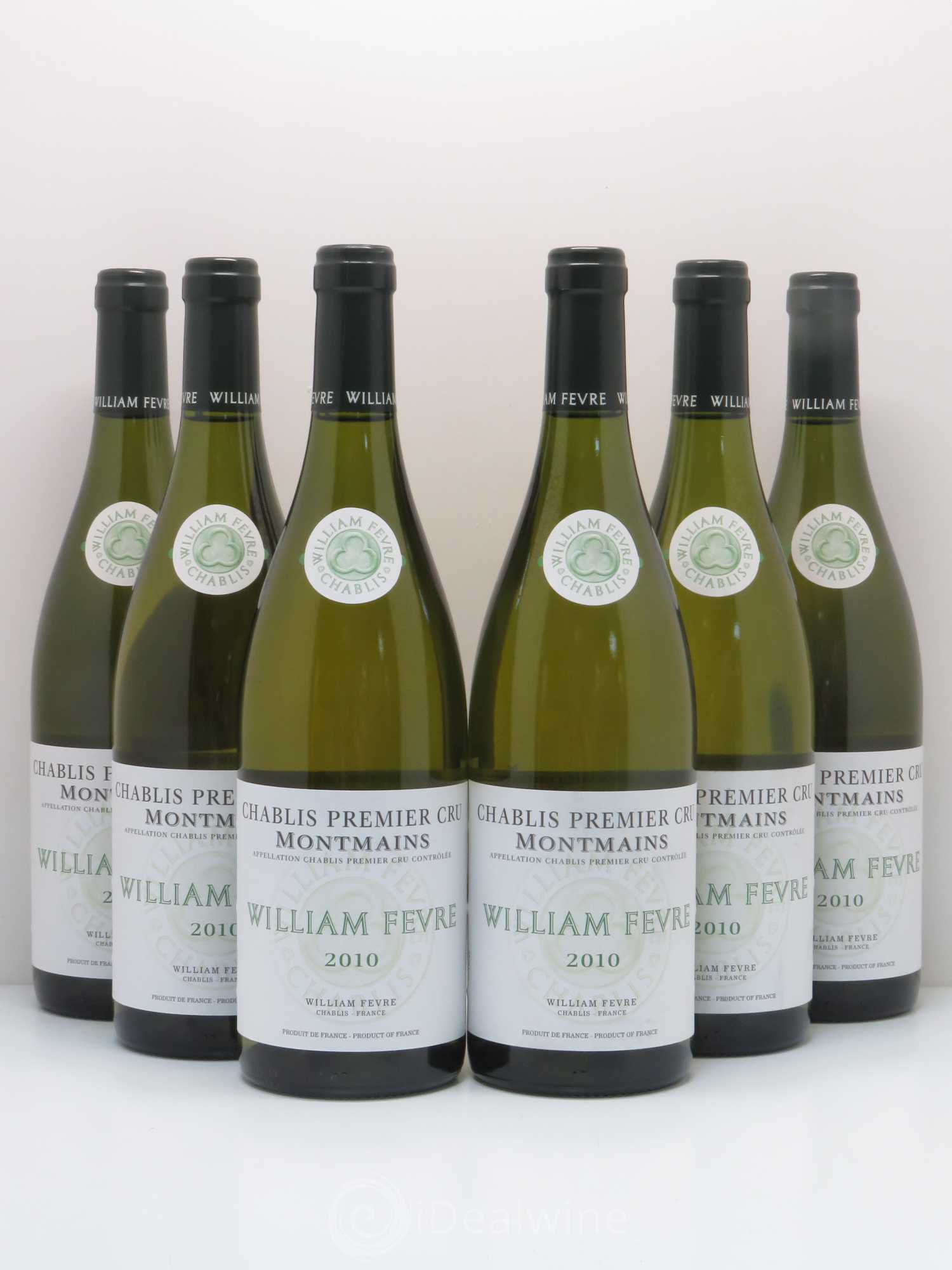 Chablis 1er Cru Montmains William Fèvre 2010 - Lot de 6 bouteilles - 0