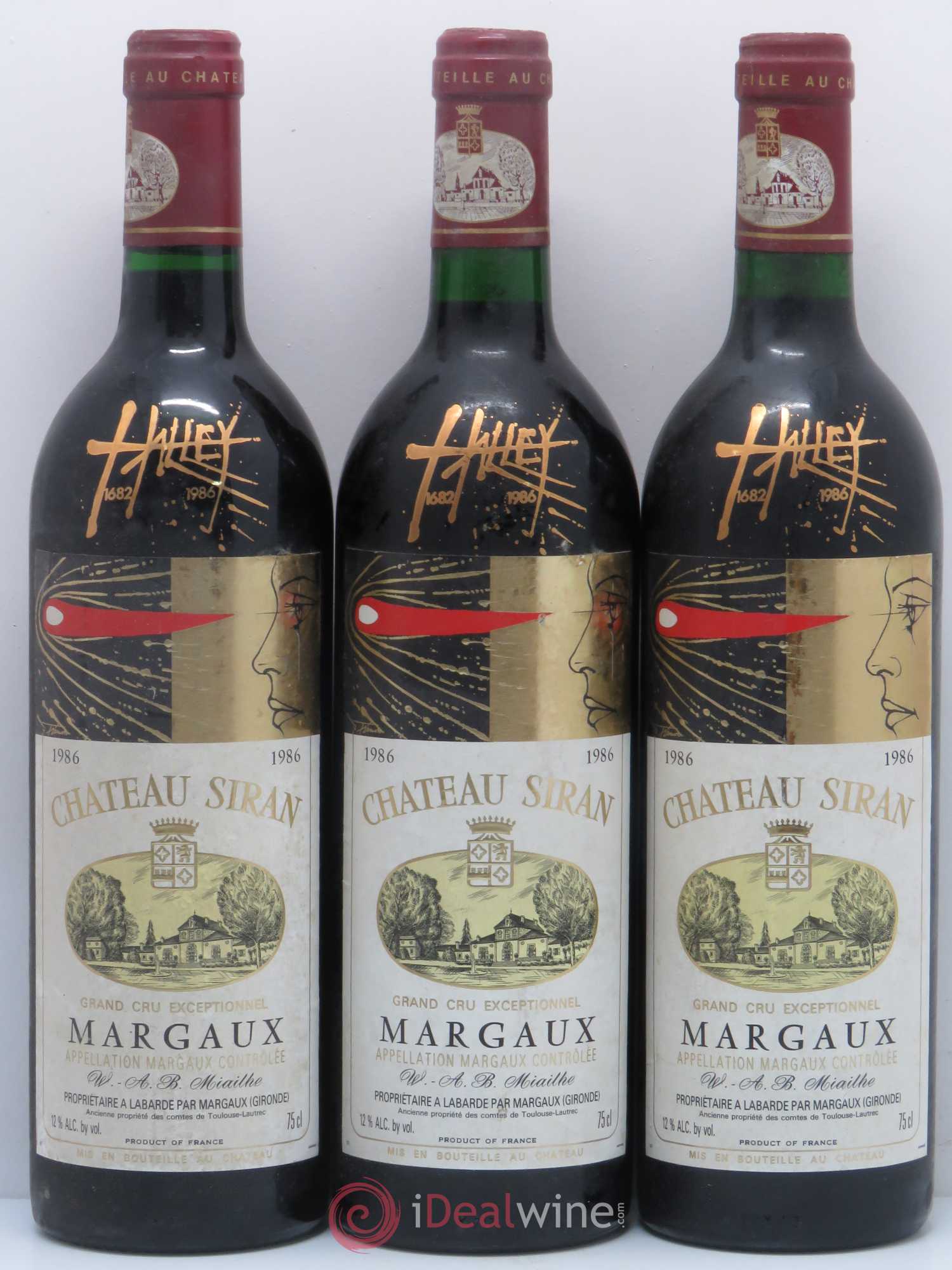 Château Siran 1986 - Lot de 6 bouteilles - 1
