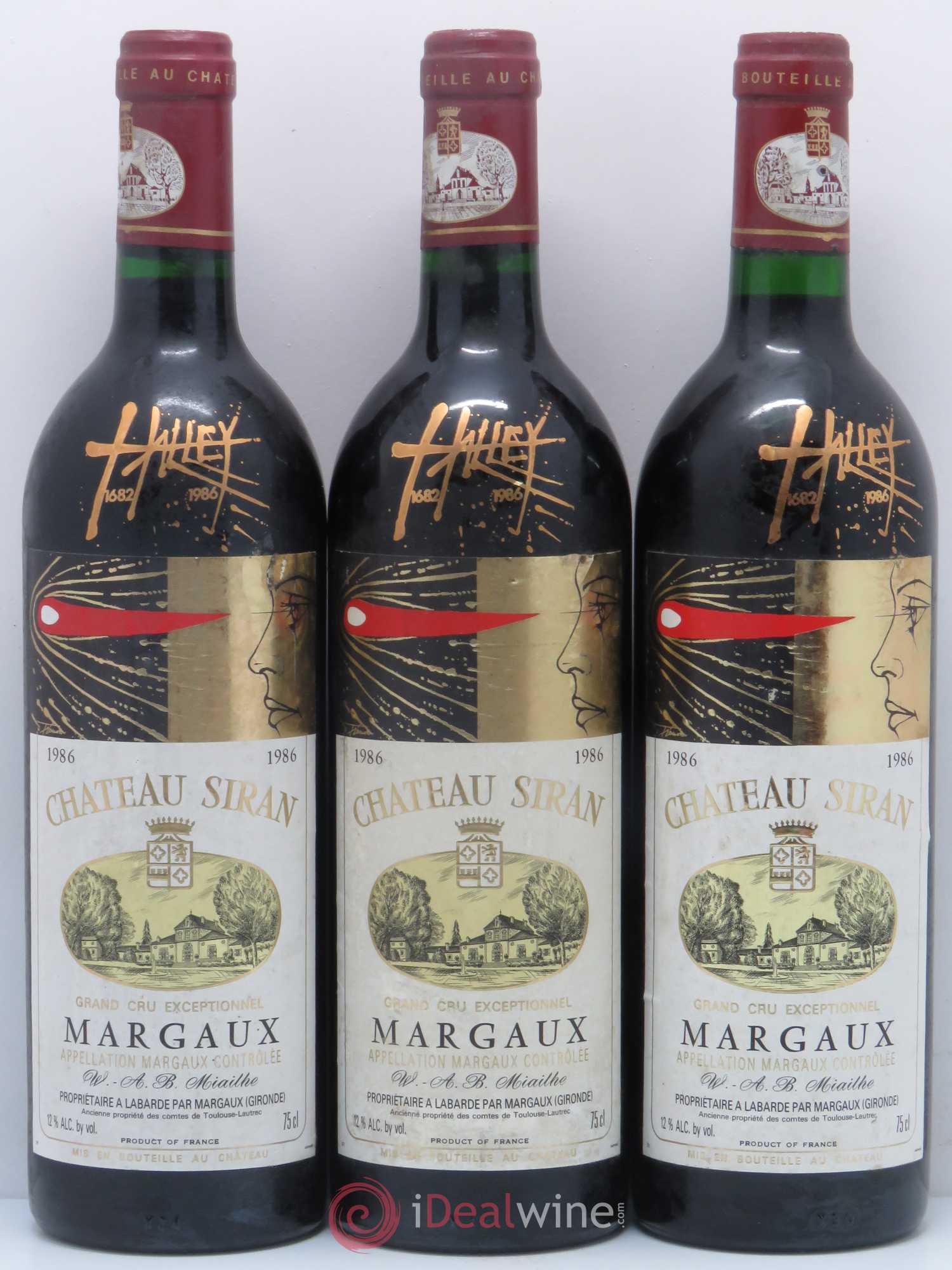 Château Siran 1986 - Lot de 6 bouteilles - 2