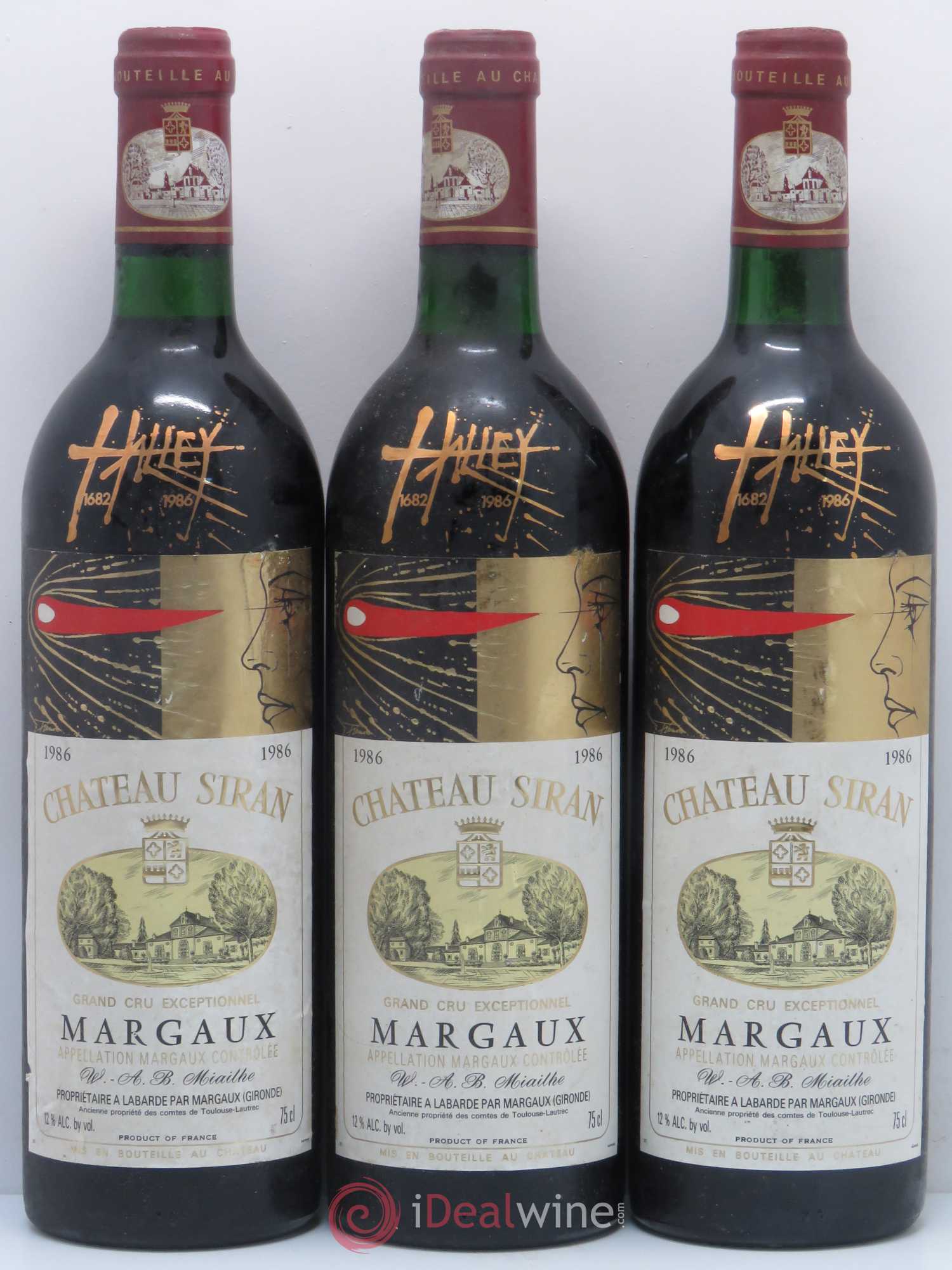 Château Siran 1986 - Lot de 5 bouteilles - 1