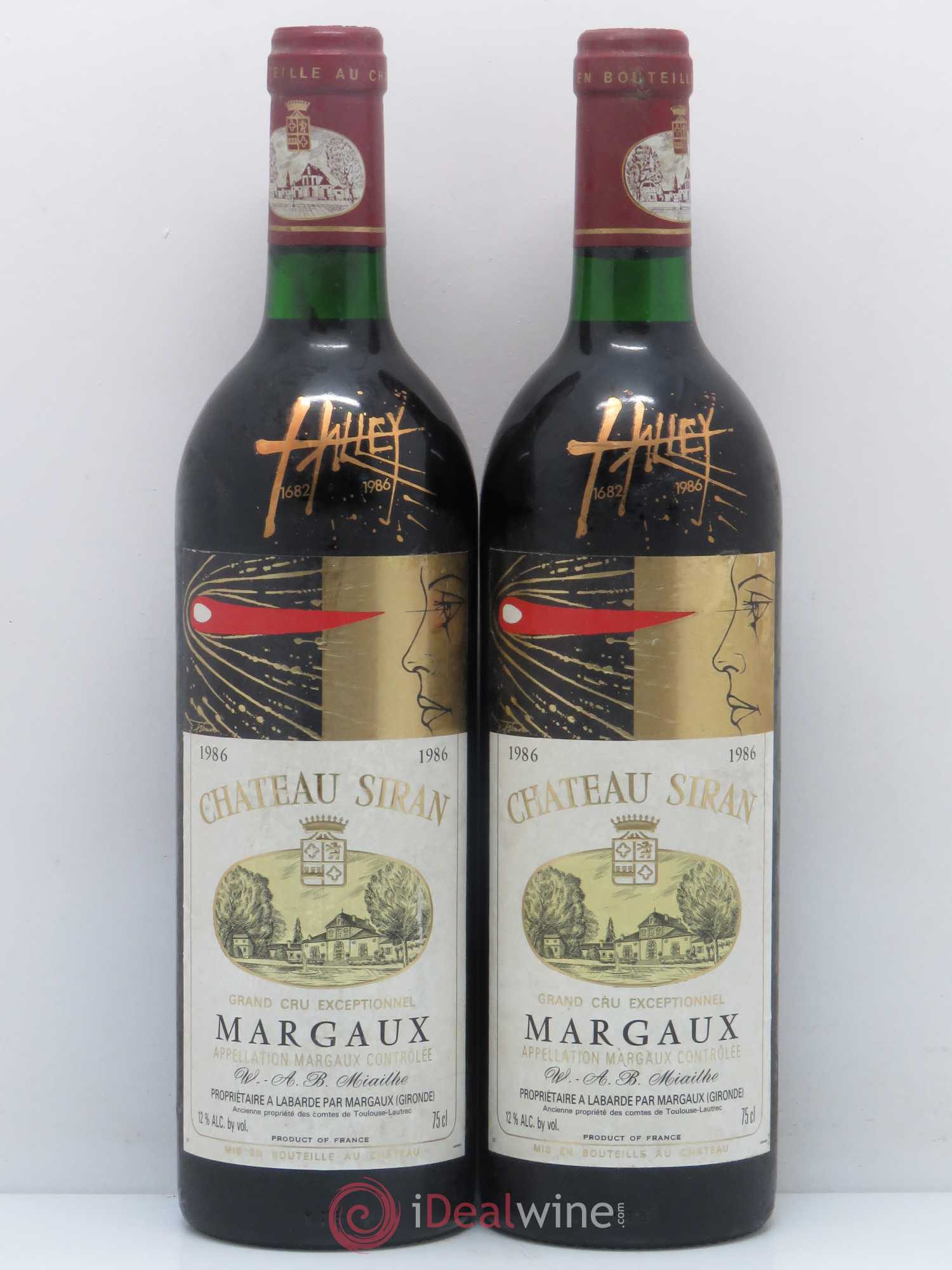 Château Siran 1986 - Lot de 5 bouteilles - 2