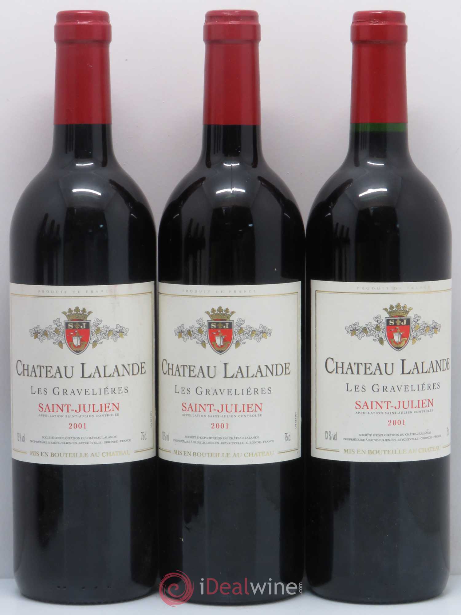 Château Lalande Les gravelières 2001 - Posten von 6 Flaschen - 1
