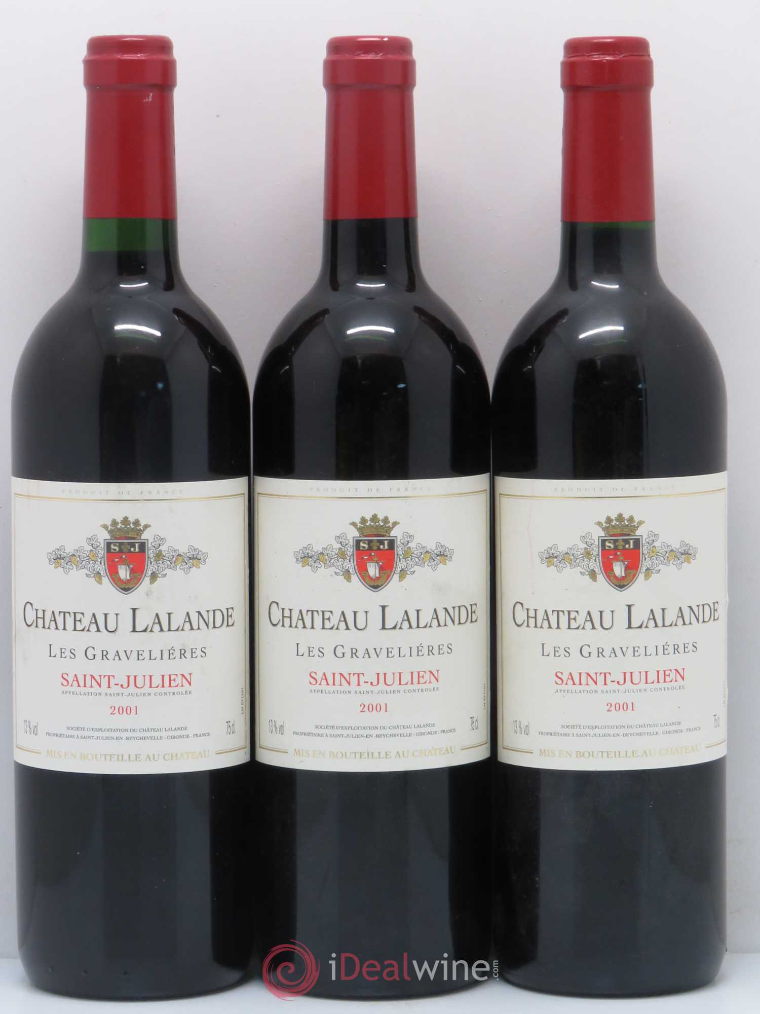 Château Lalande Les gravelières 2001 - Posten von 6 Flaschen - 2