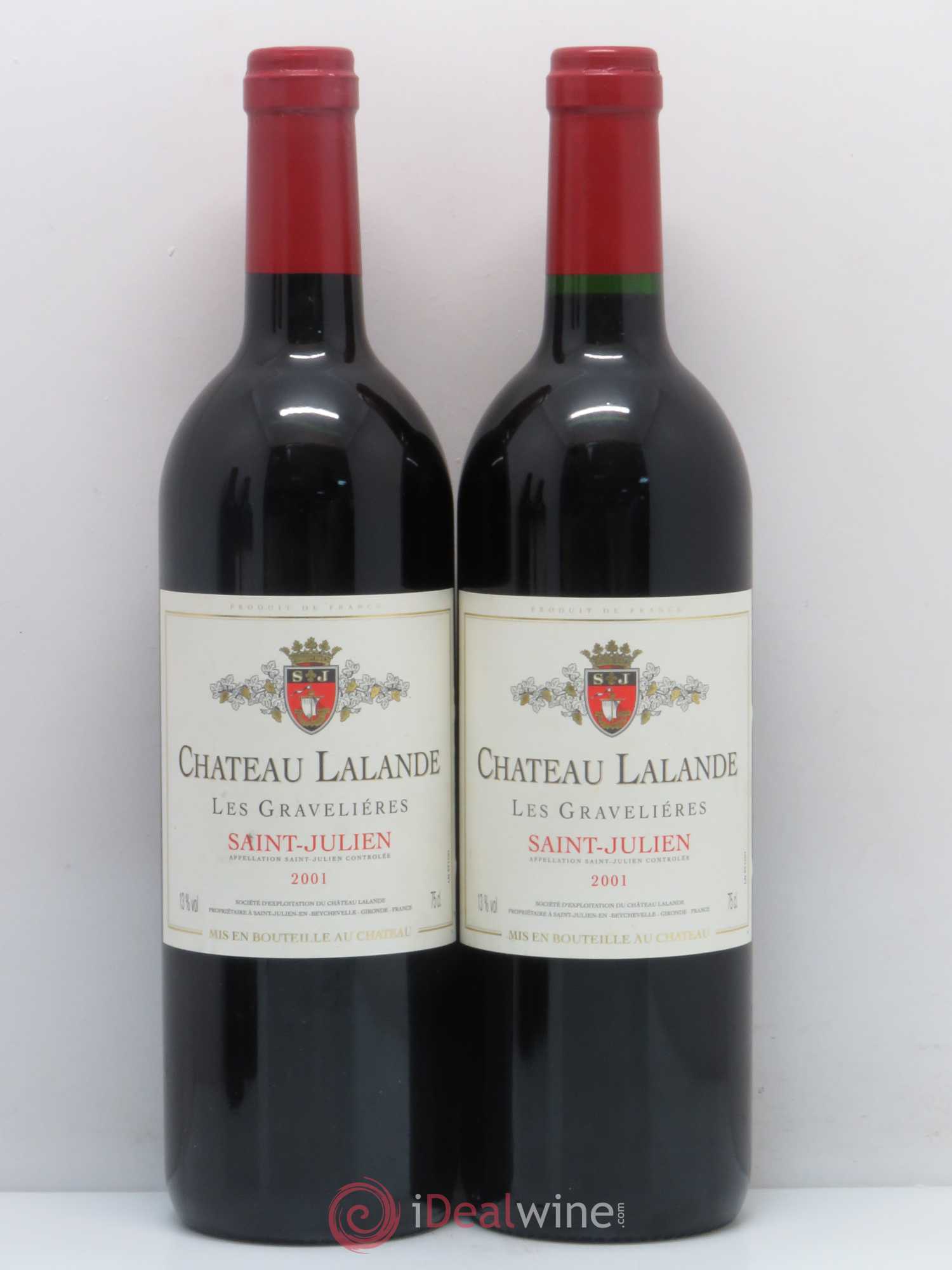 Château Lalande Les gravelières 2001 - Posten von 4 Flaschen - 1