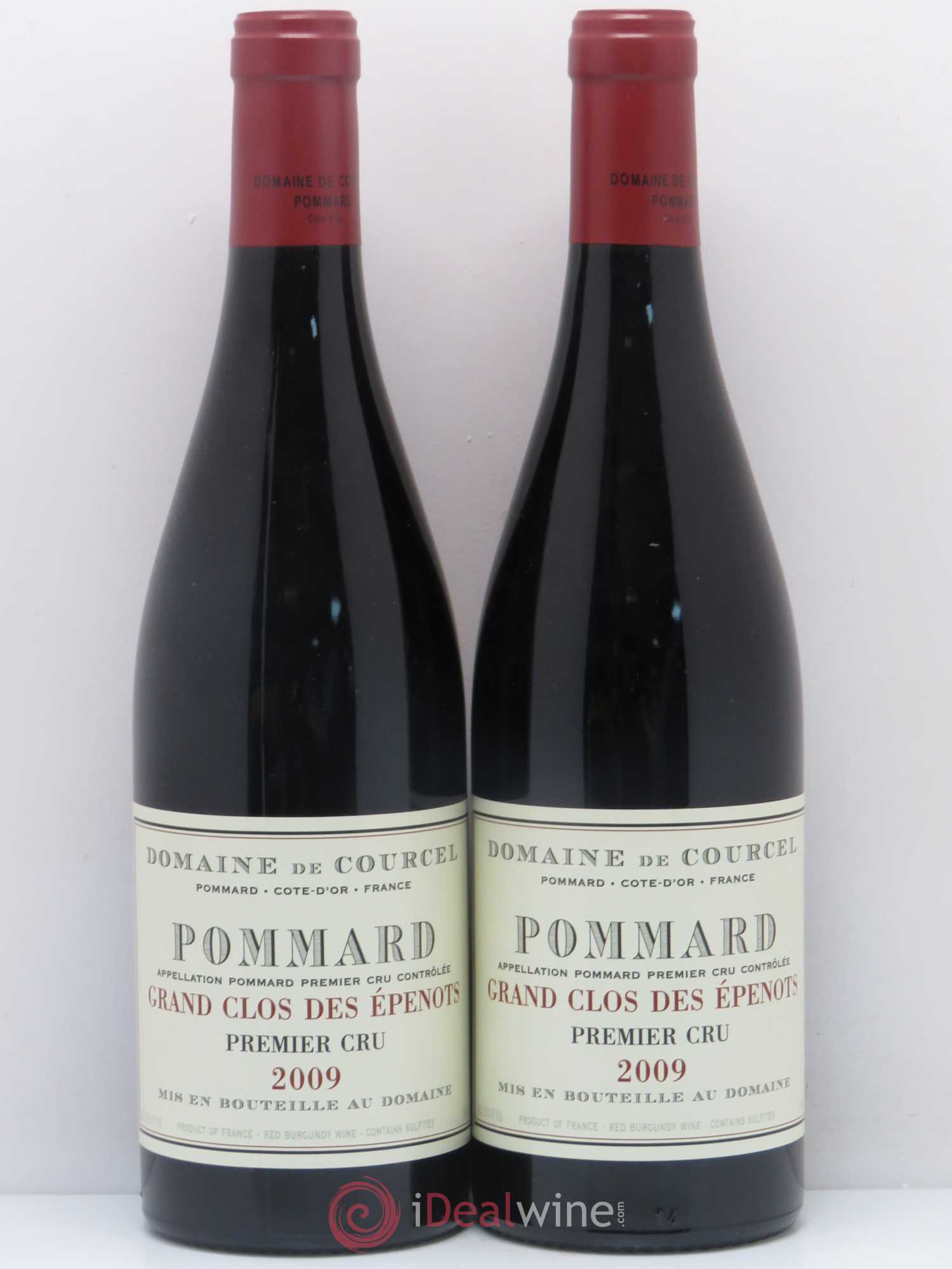 Pommard 1er Cru Grand Clos des Epenots de Courcel (Domaine) 2009 - Lot de 2 bouteilles - 0
