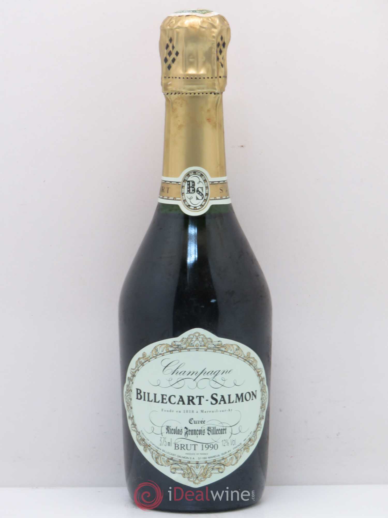 Brut Nicolas François Billecart Billecart-Salmon 1990 - Lot de 1 demi bouteille - 0