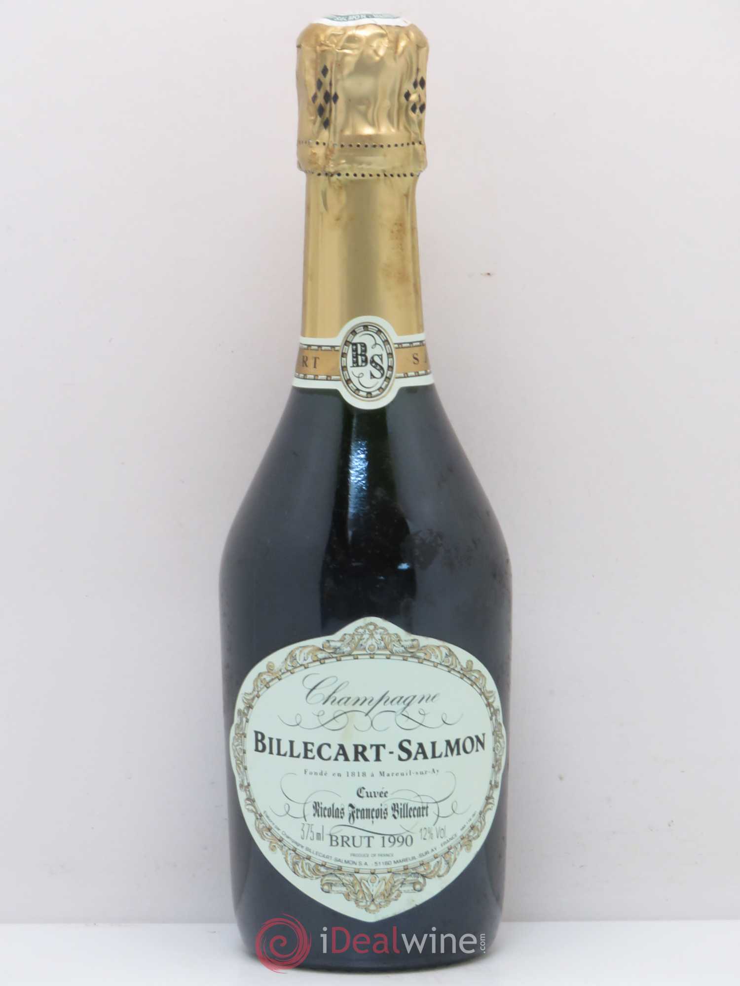 Brut Nicolas François Billecart Billecart-Salmon 1990 - Lot de 1 demi bouteille - 0