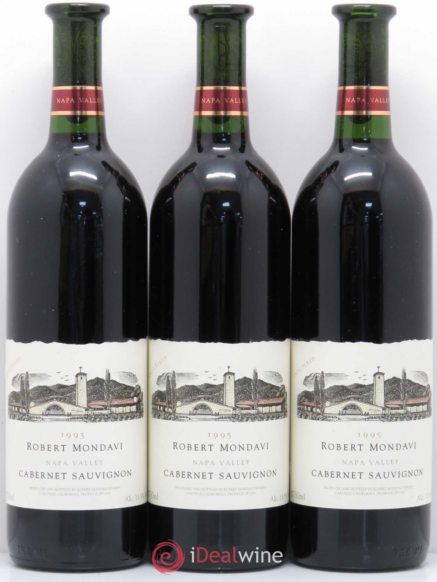 Cabernet Sauvignon Oakville Mondavi Winery 1995 - Lot de 6 bouteilles - 2