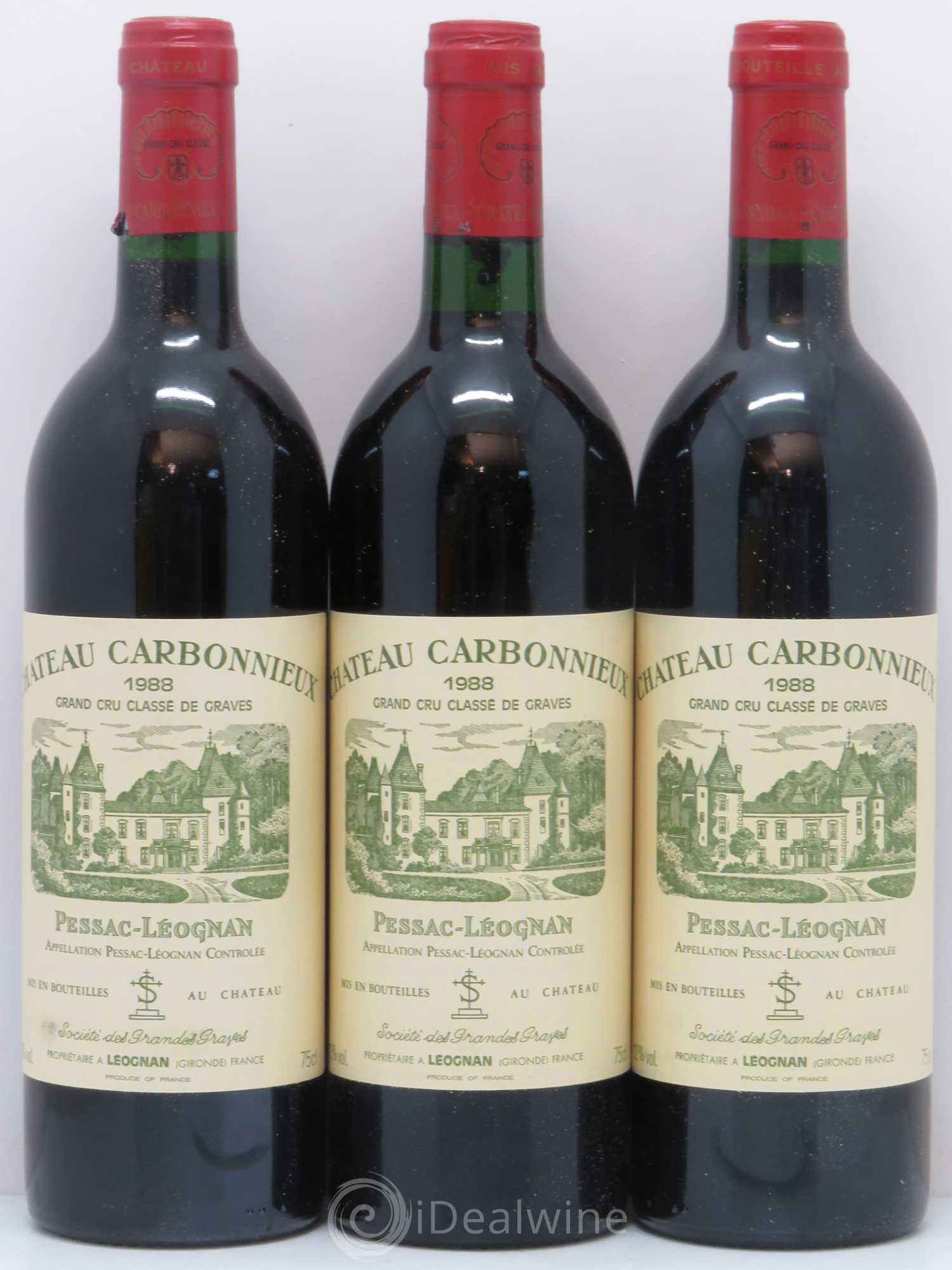 Château Carbonnieux Cru Classé de Graves 1988 - Lot de 12 bouteilles - 4