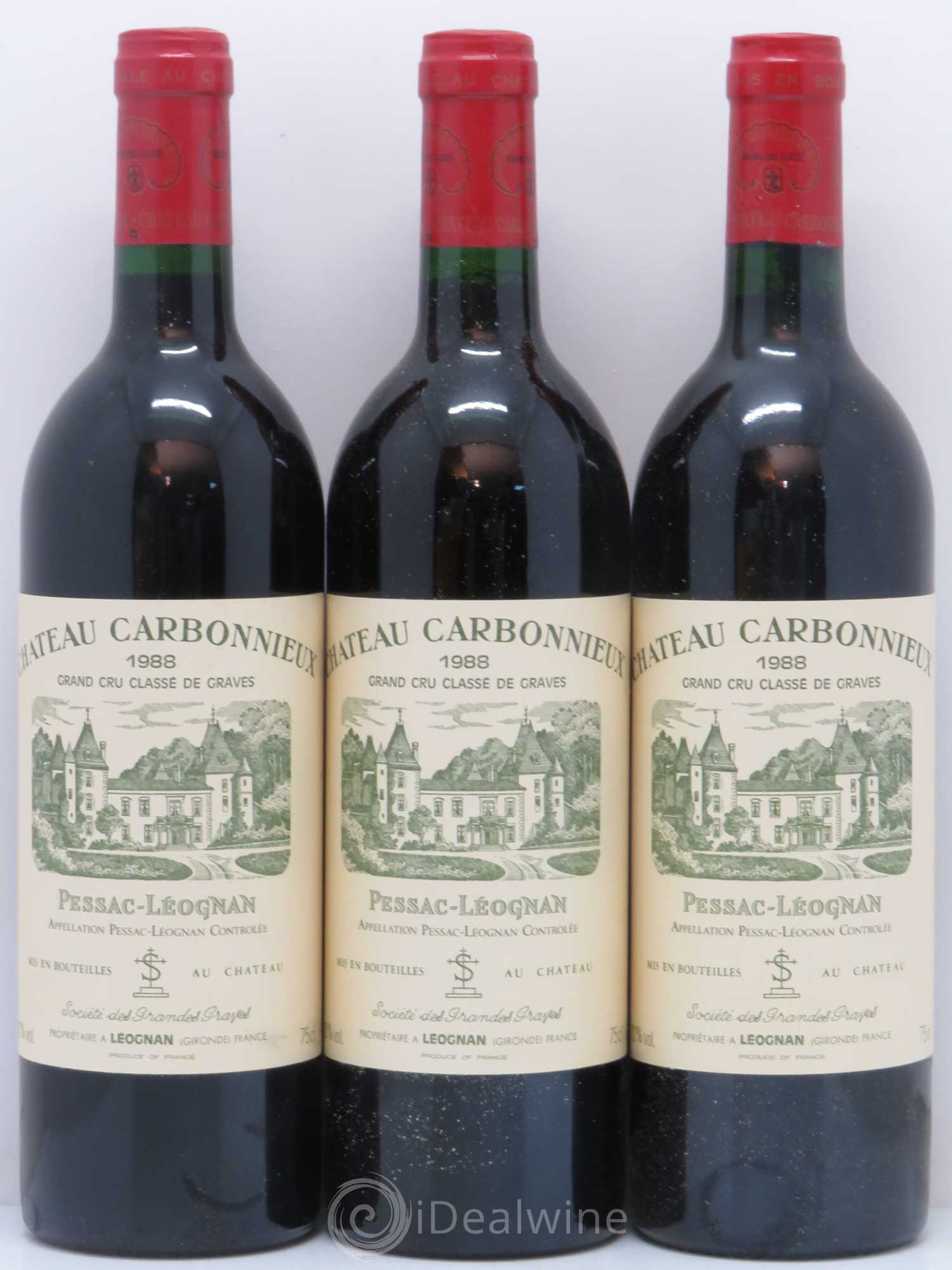 Château Carbonnieux Cru Classé de Graves 1988 - Lot de 12 bouteilles - 3