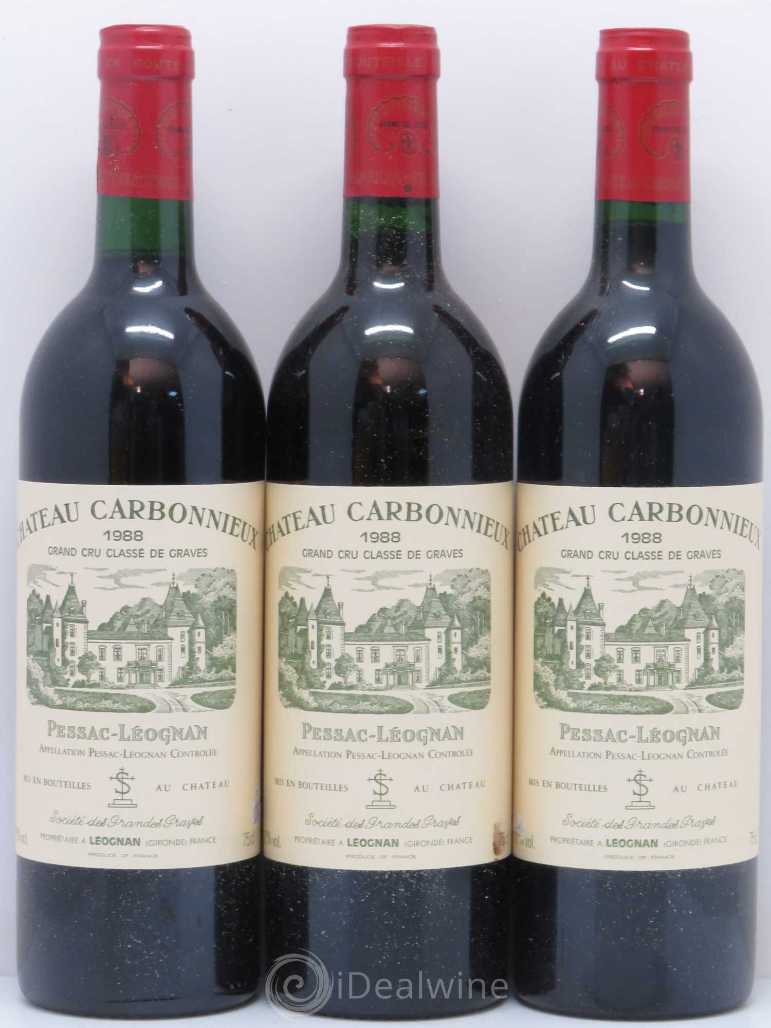 Château Carbonnieux Cru Classé de Graves 1988 - Lot de 12 bouteilles - 4