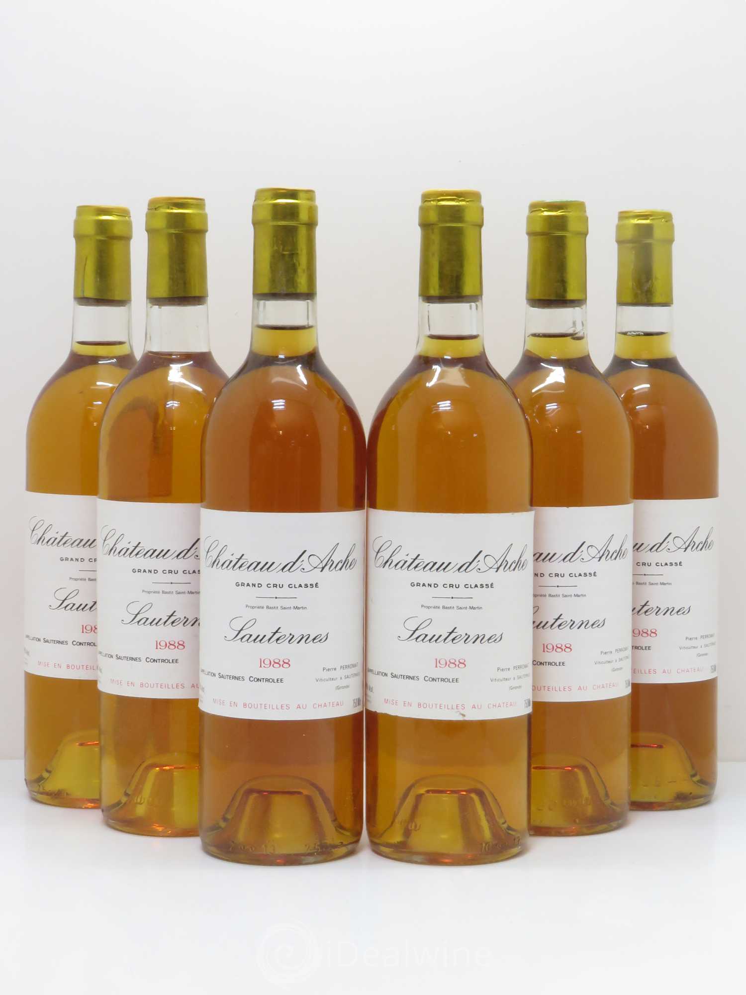 Château d' Arche 2ème Grand Cru Classé 1988 - Lotto di 6 bottiglie - 0