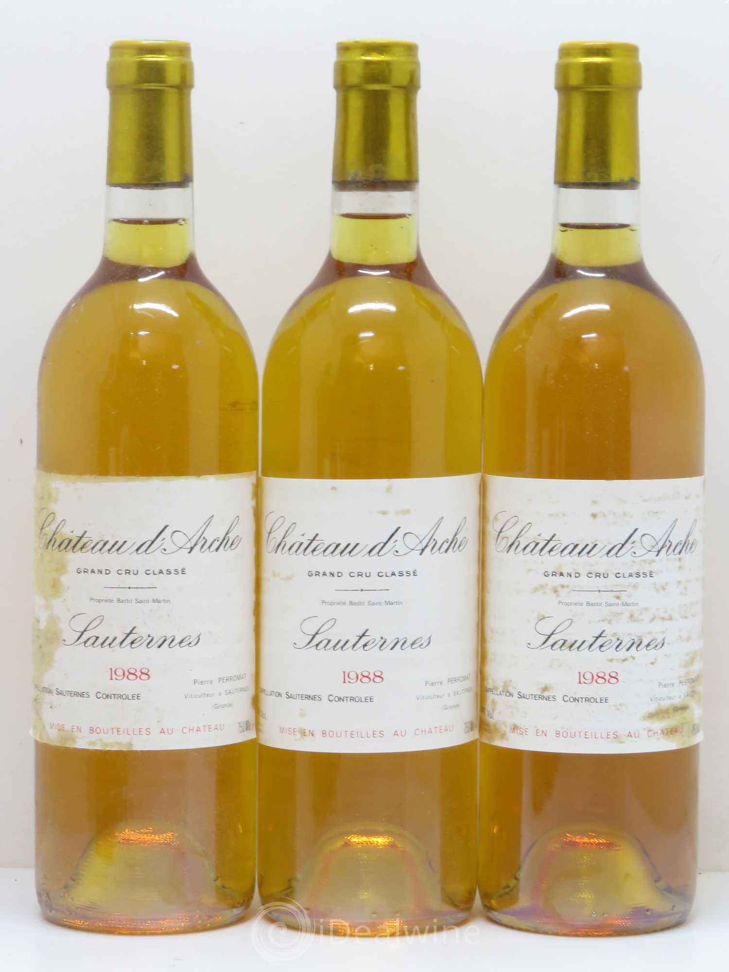 Château d' Arche 2ème Grand Cru Classé 1988 - Lotto di 6 bottiglie - 1