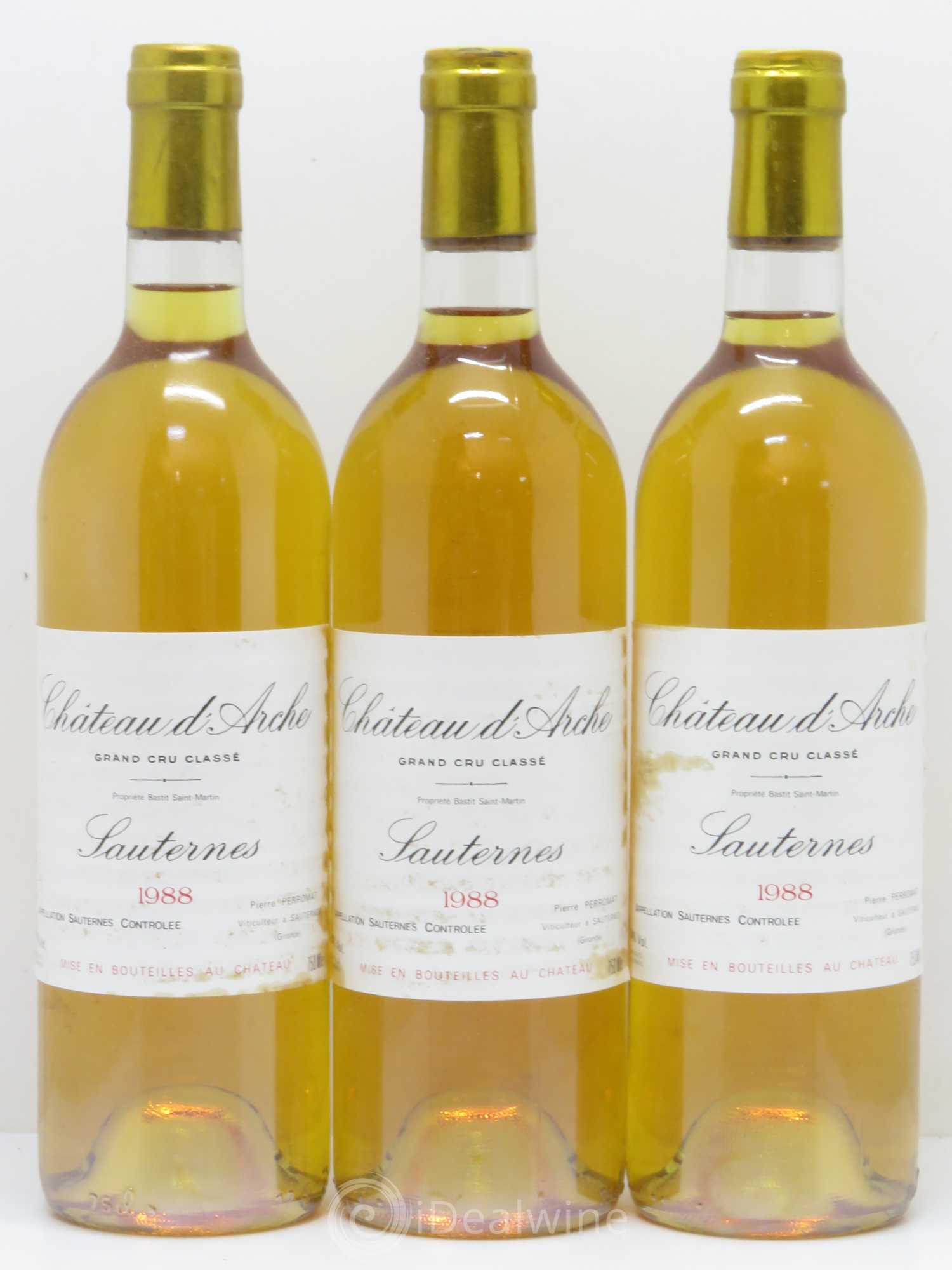 Château d' Arche 2ème Grand Cru Classé 1988 - Lotto di 6 bottiglie - 2