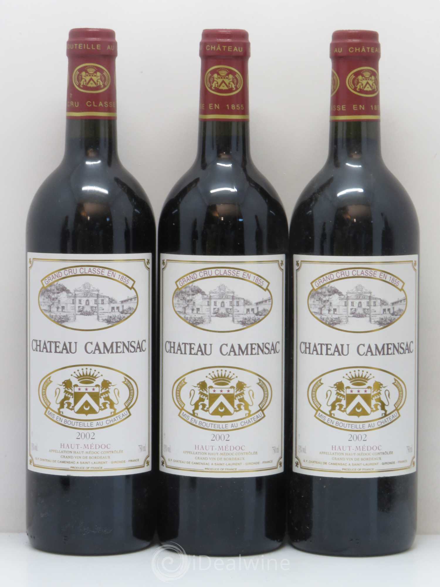 Château Camensac 5ème Grand Cru Classé 2002 - Lot de 12 bouteilles - 2