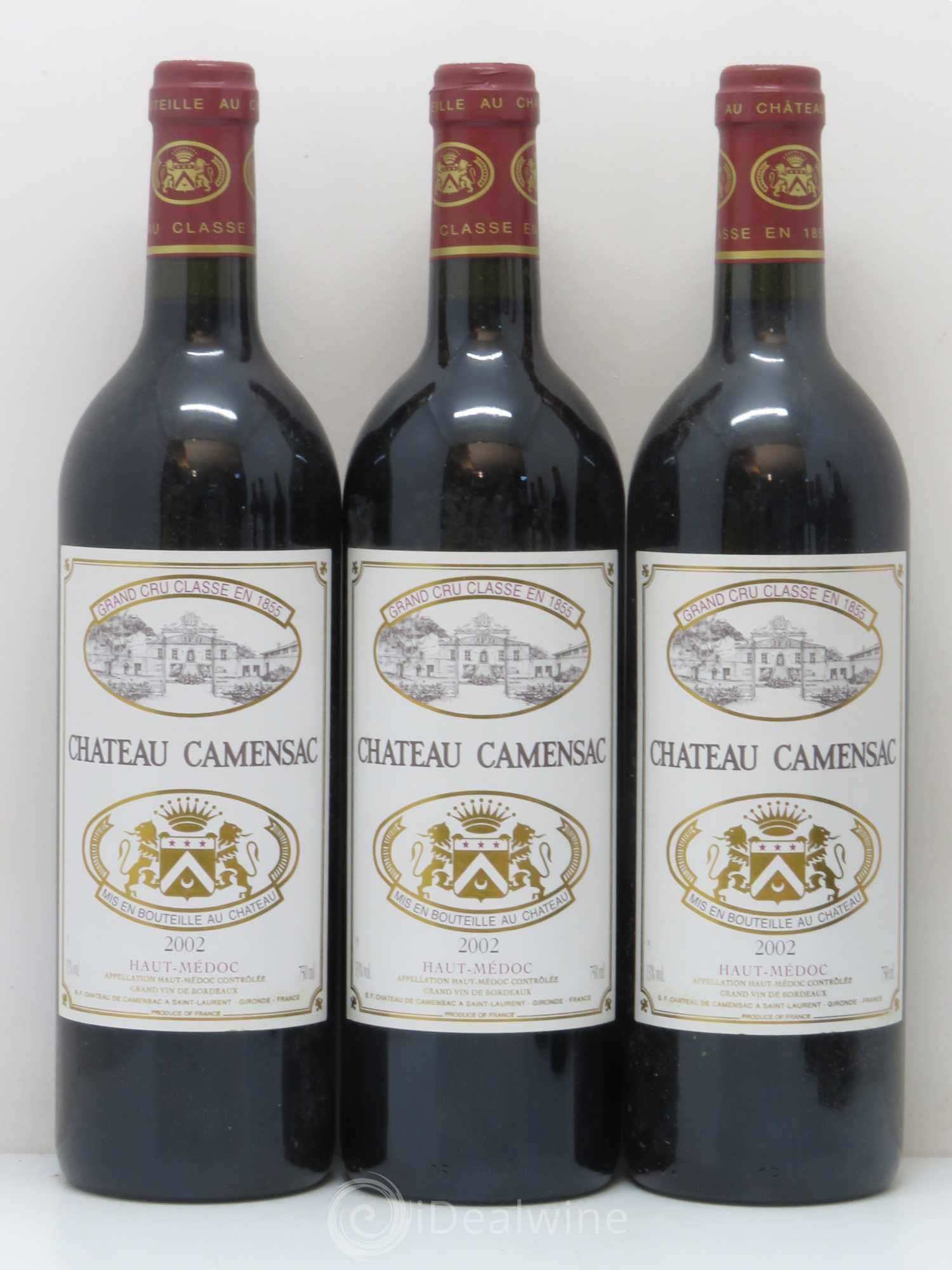 Château Camensac 5ème Grand Cru Classé 2002 - Lot de 12 bouteilles - 3