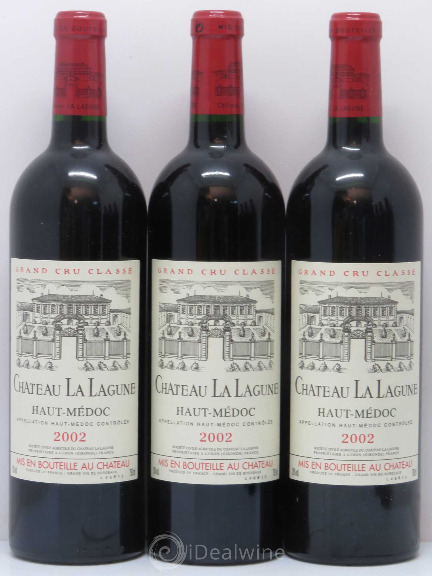 Château la Lagune 3ème Grand Cru Classé 2002 - Lot de 12 bouteilles - 1