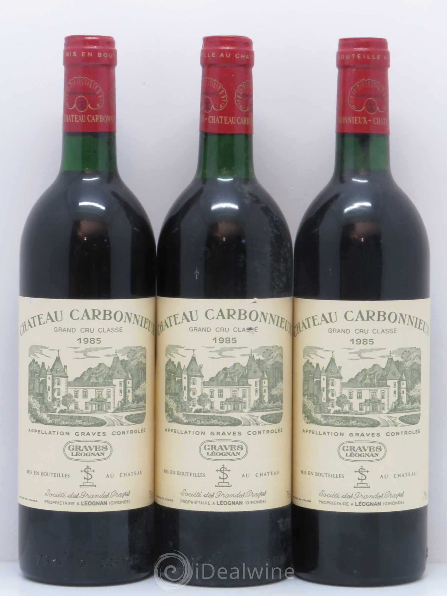 Château Carbonnieux Cru Classé de Graves 1985 - Lot de 11 bouteilles - 2