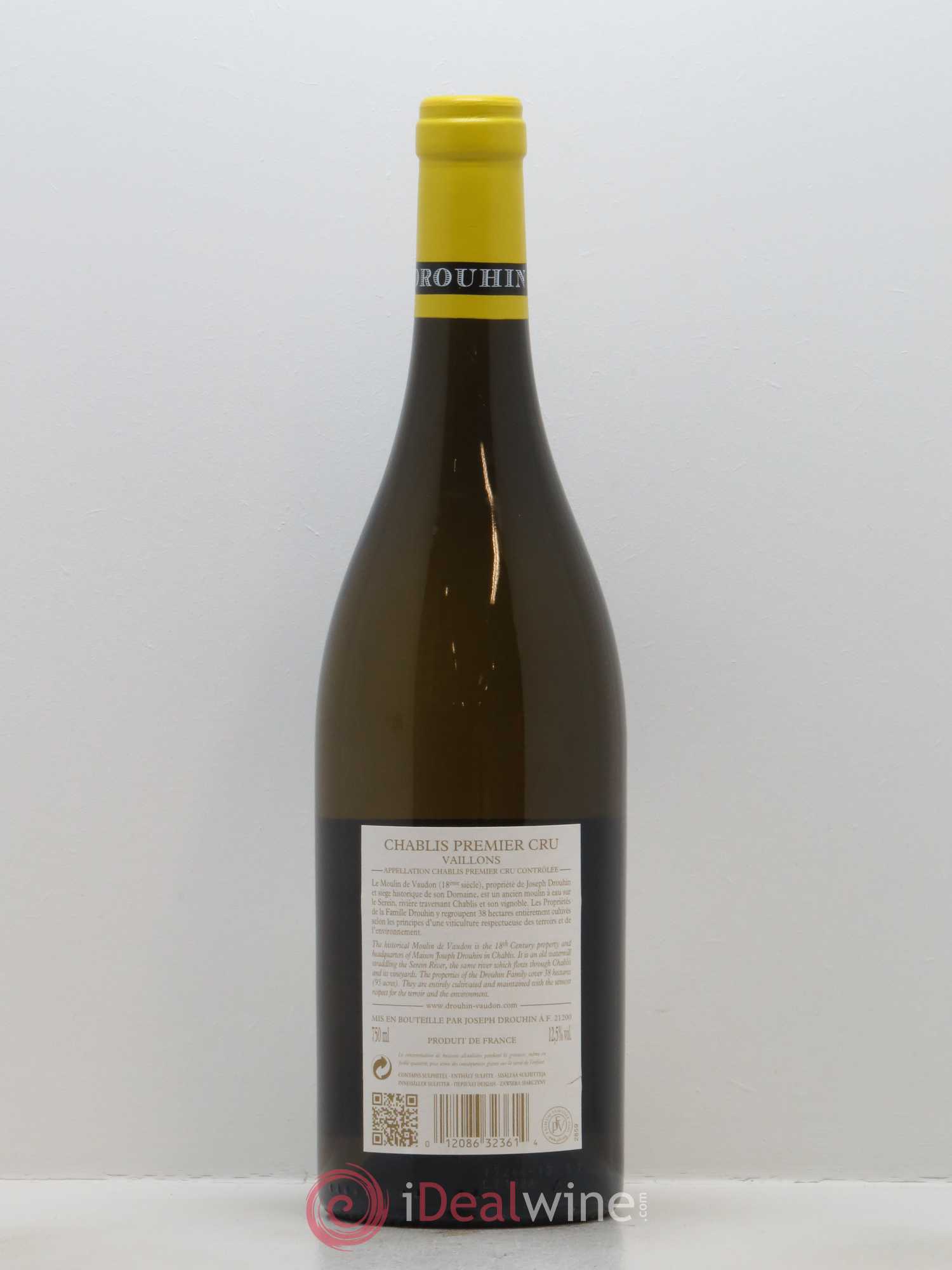 Chablis 1er Cru Vaillons Joseph Drouhin 2016 - Lot de 1 bouteille - 1