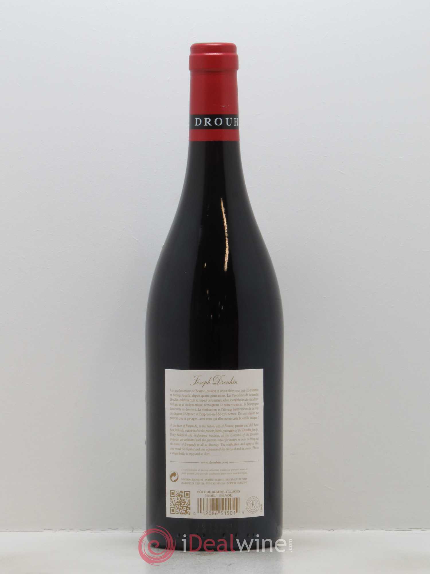 Côte de Beaune-Villages Joseph Drouhin 2015 - Lot de 1 bouteille - 1