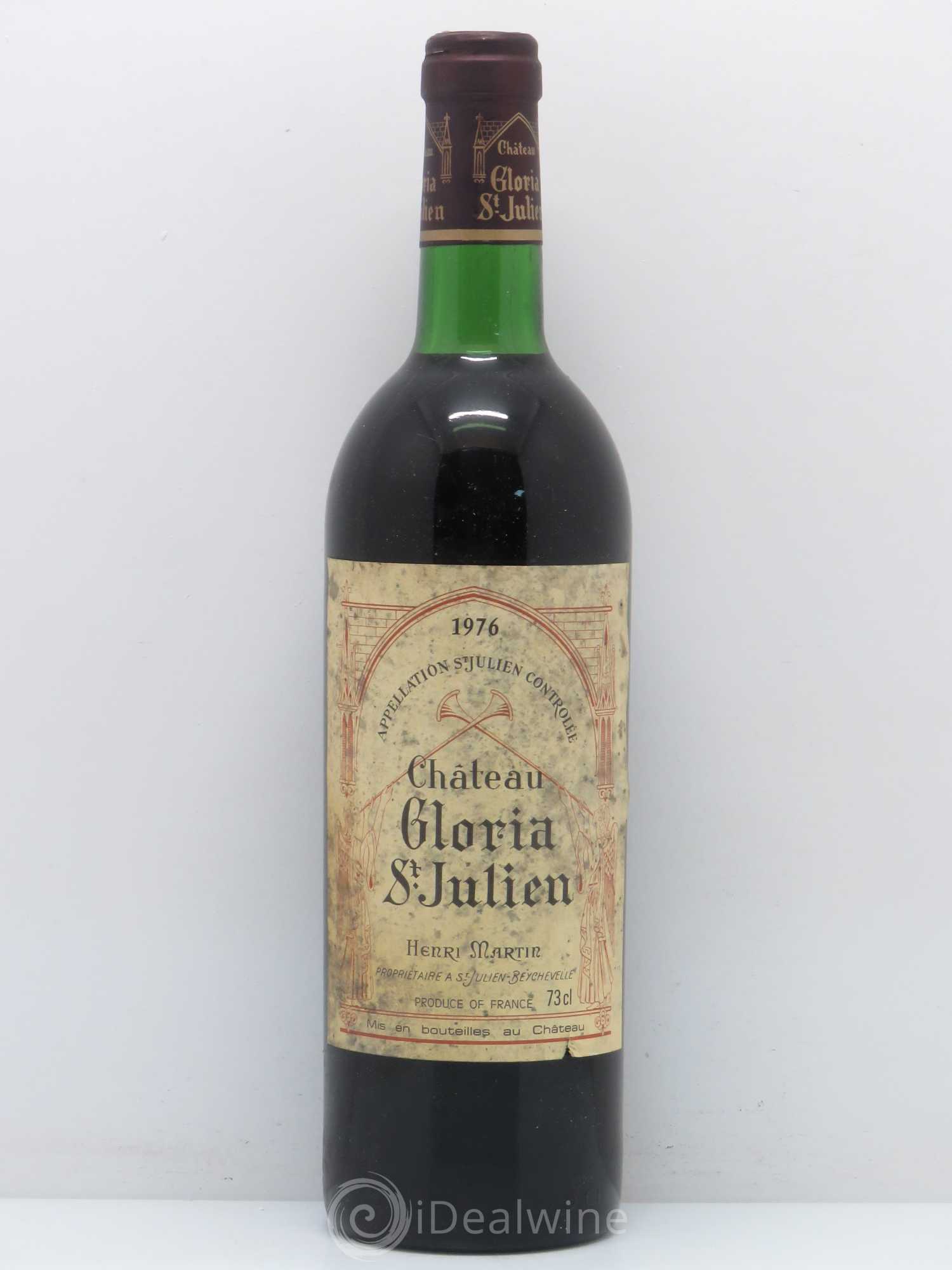 Château Gloria 1976 - Lot de 1 bouteille - 0