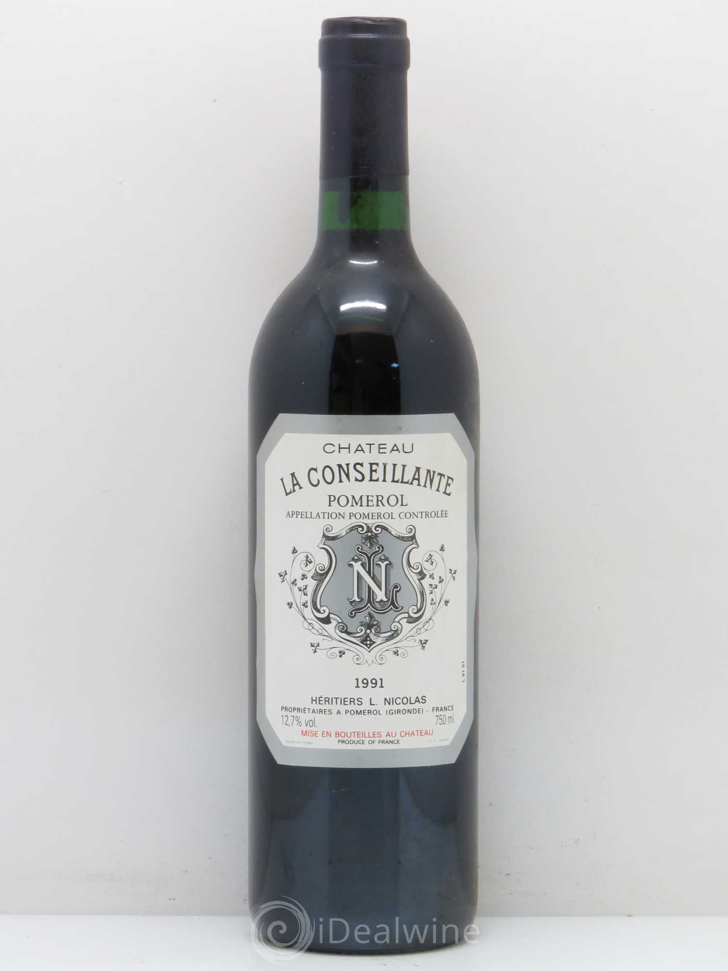 Château la Conseillante 1991 - Lot de 1 bouteille - 0