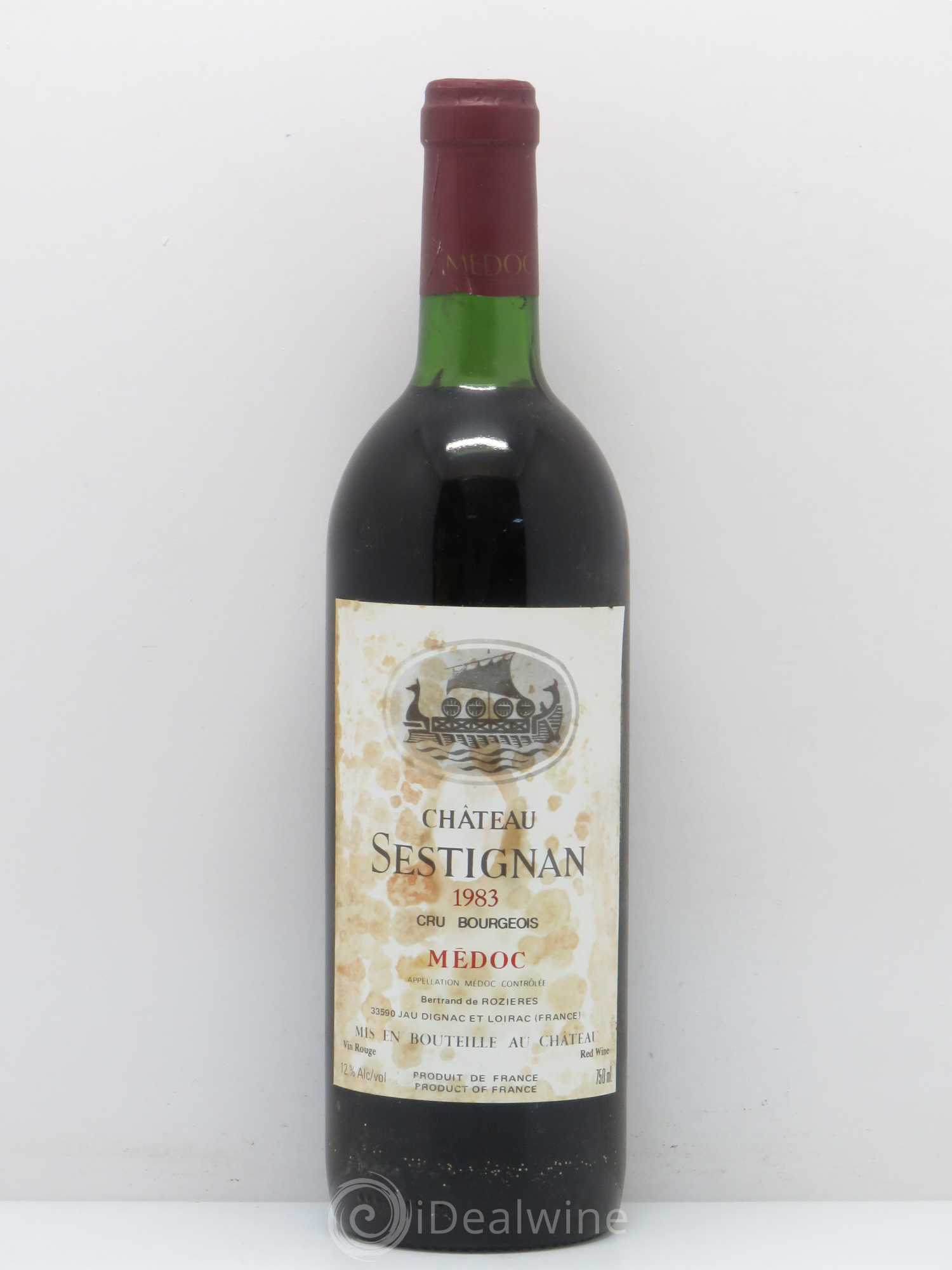 Médoc Château Sestignan (sans prix de réserve) 1983 - Posten von 1 Flasche - 0