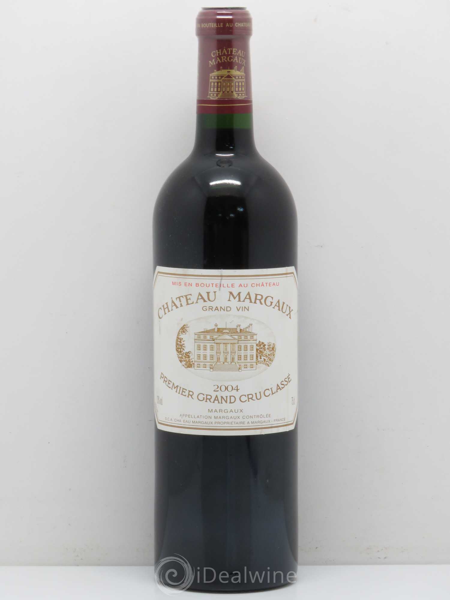 Château Margaux 1er Grand Cru Classé 2004 - Lot de 1 bouteille - 0
