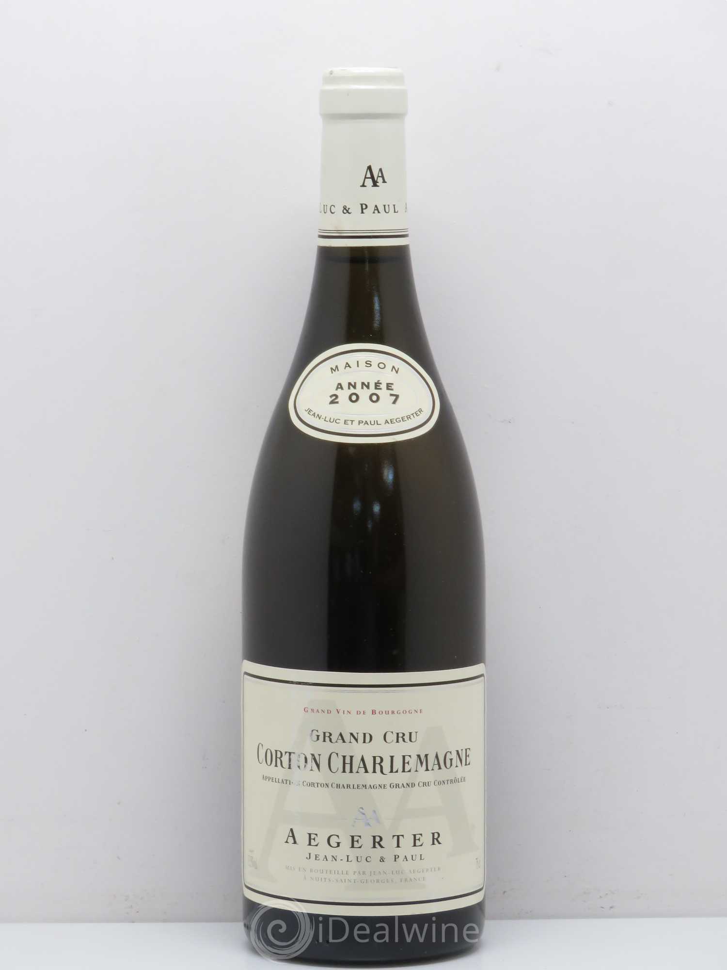 Corton-Charlemagne Grand Cru Aegerter 2007 - Posten von 1 Flasche - 0
