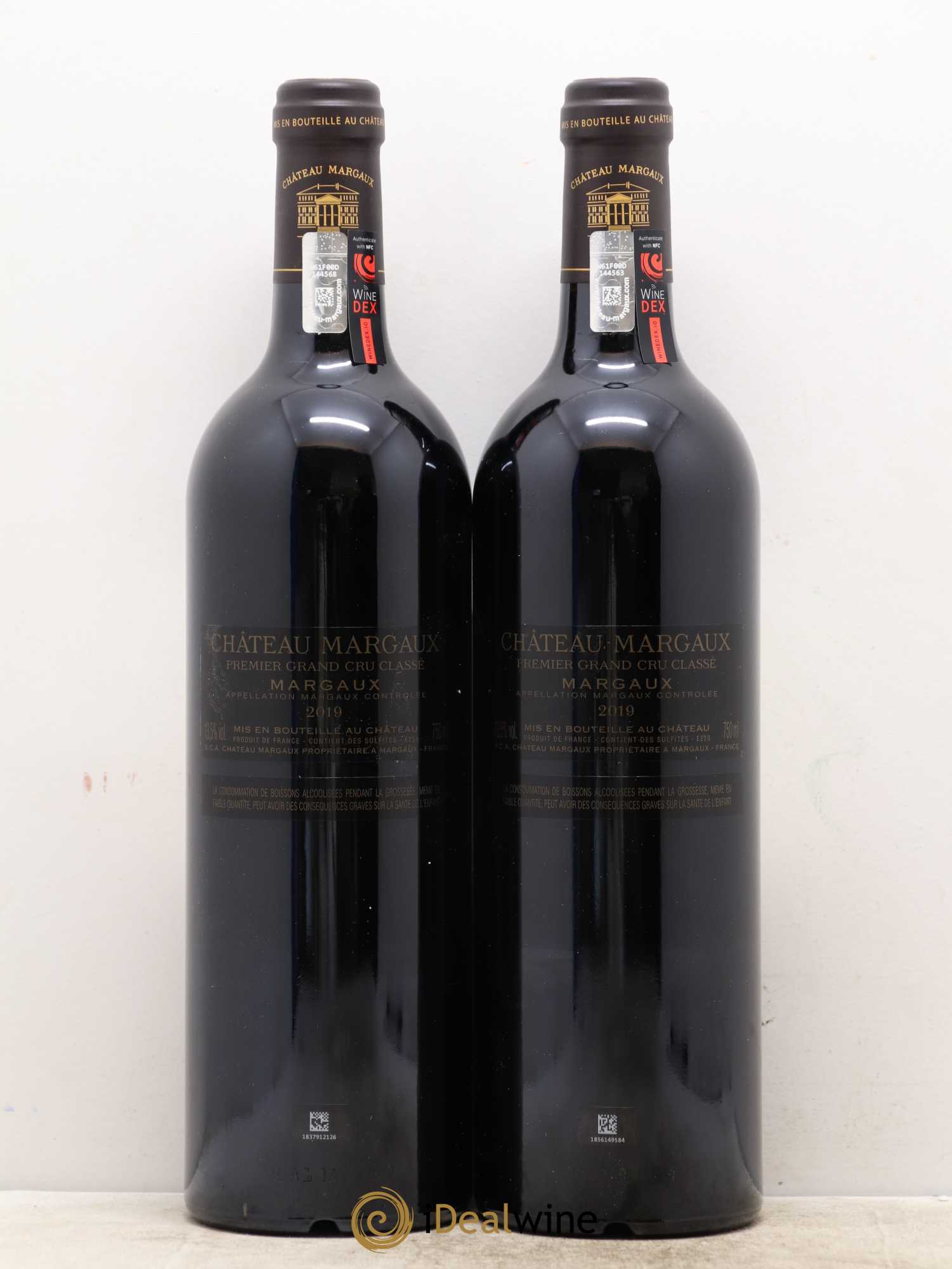Château Margaux 1er Grand Cru Classé 2019 - Lot de 2 bouteilles - 1