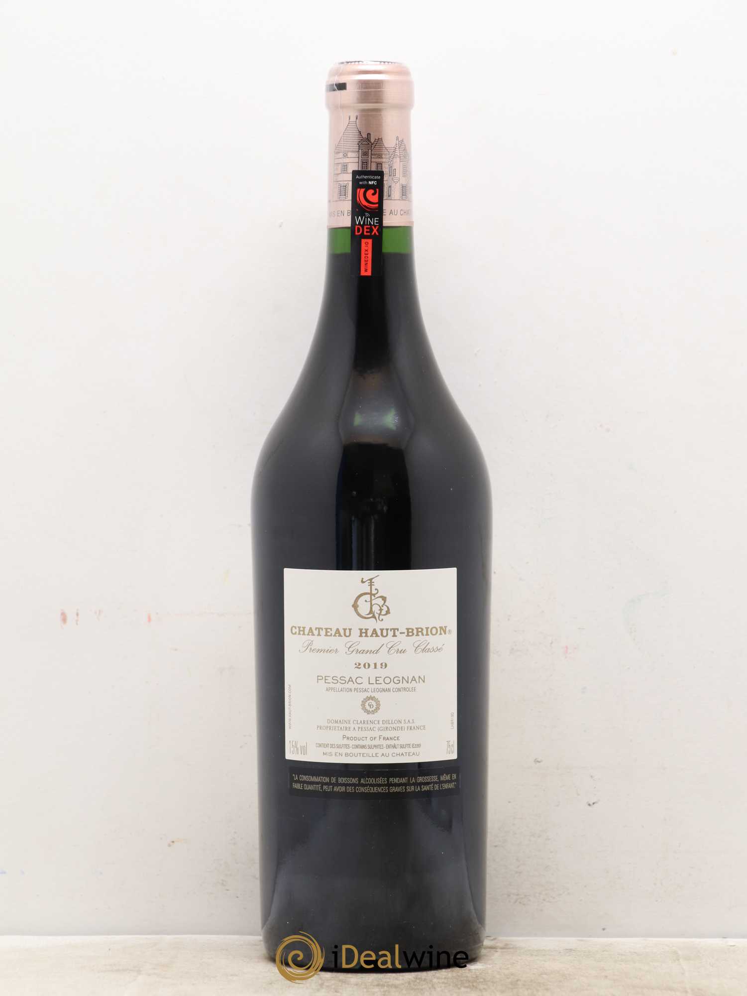 Château Haut Brion 1er Grand Cru Classé 2019 - Lot de 1 bouteille - 1