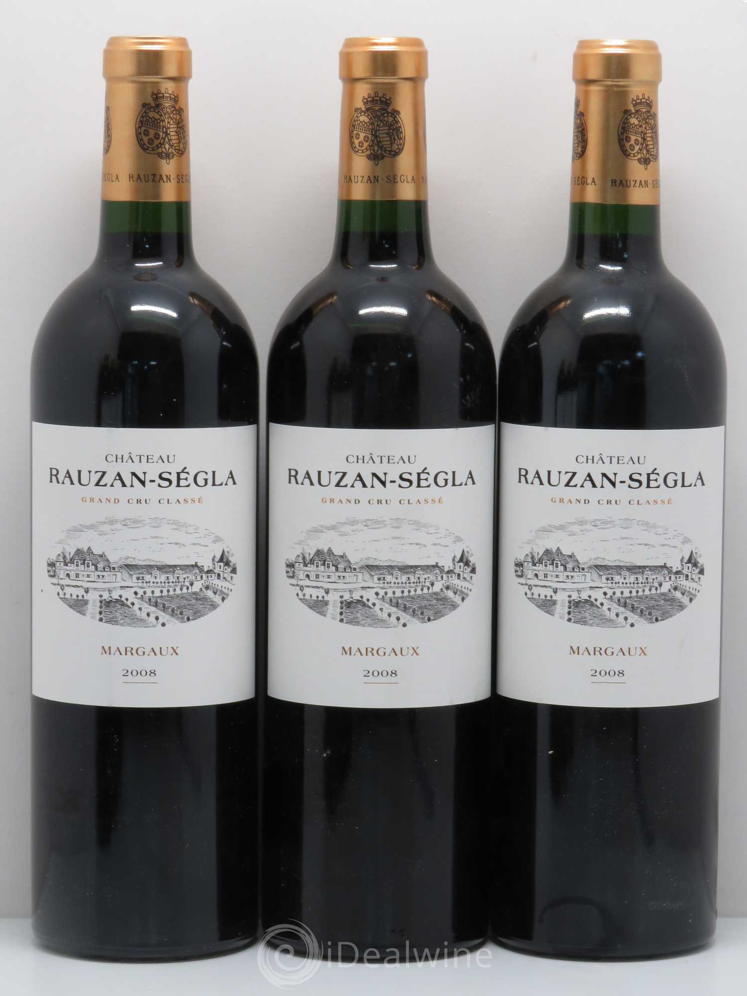 Château Rauzan Ségla Grand Cru Classé 2008 - Lot de 6 bouteilles - 1