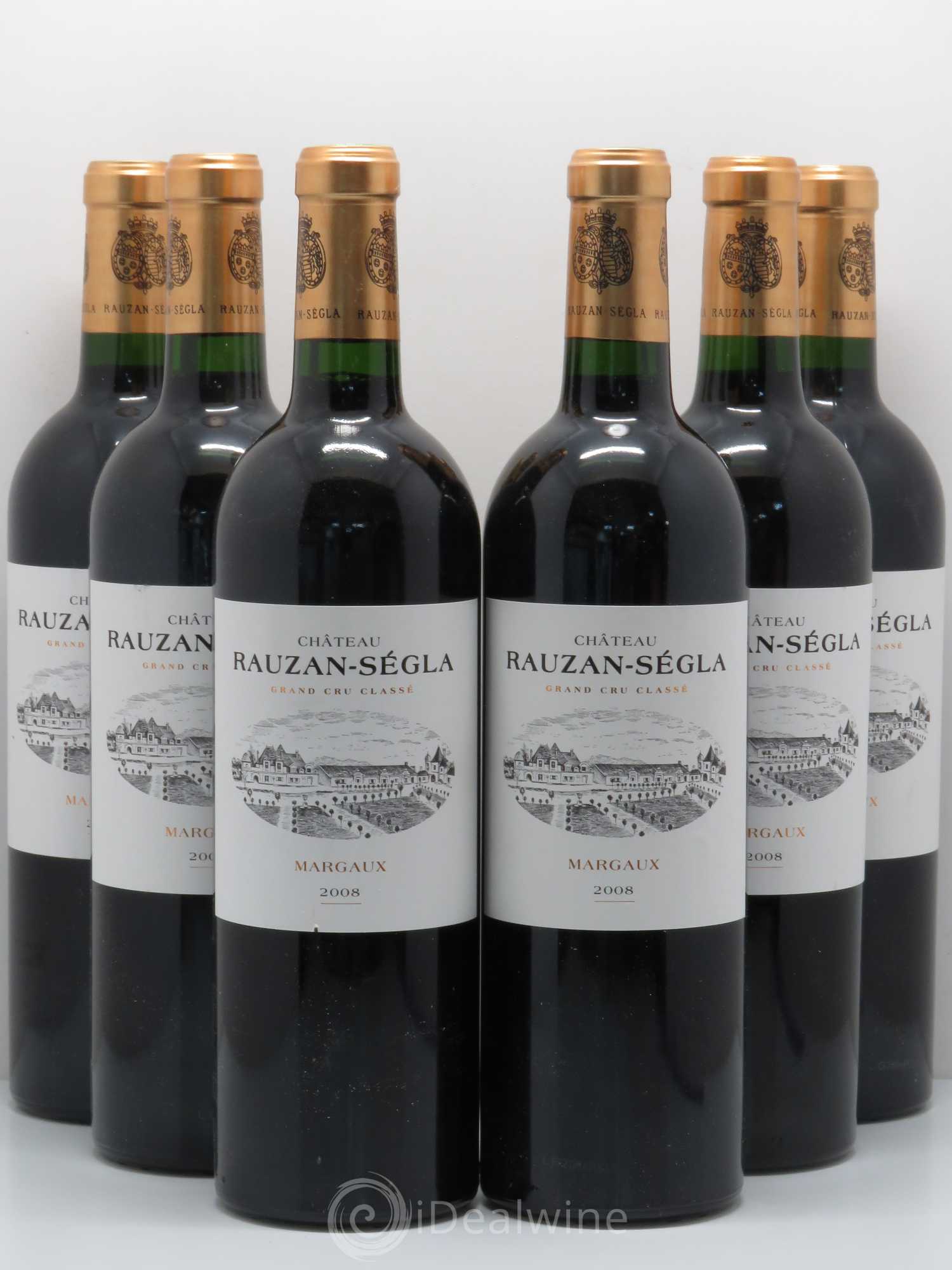 Château Rauzan Ségla Grand Cru Classé 2008 - Lot de 6 bouteilles - 0