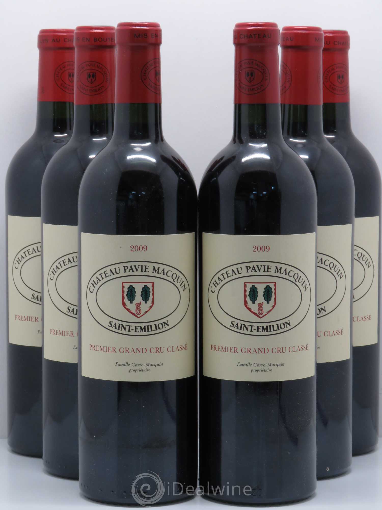 Château Pavie Macquin 1er Grand Cru Classé B 2009 - Lot de 6 bouteilles - 0