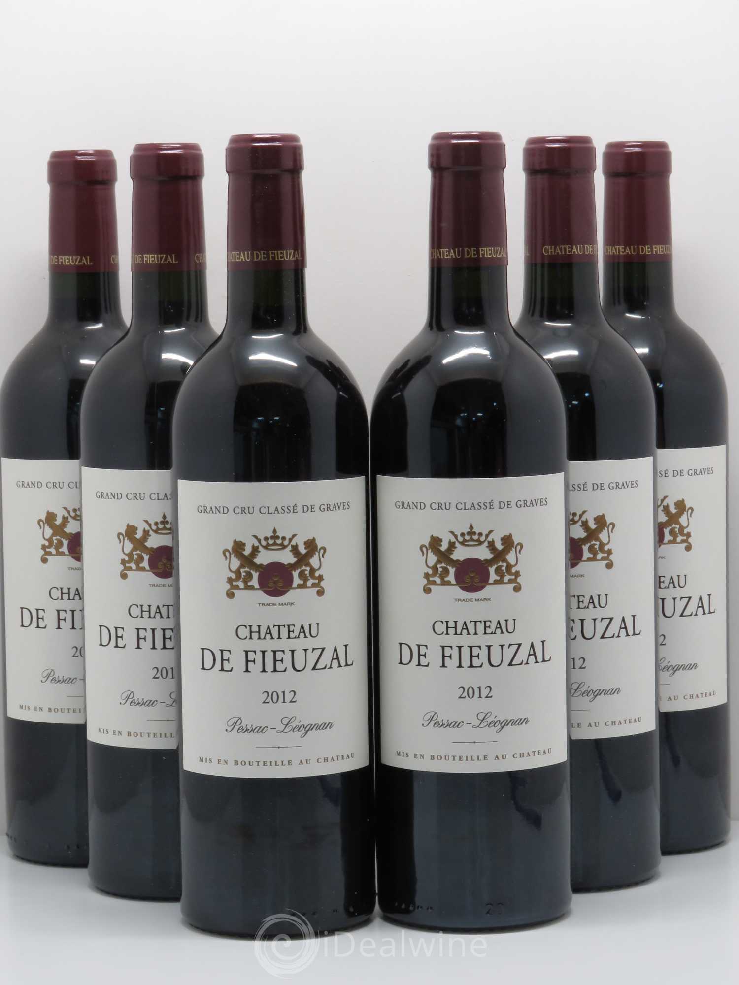 Château de Fieuzal Cru Classé de Graves 2012 - Lot de 6 bouteilles - 0
