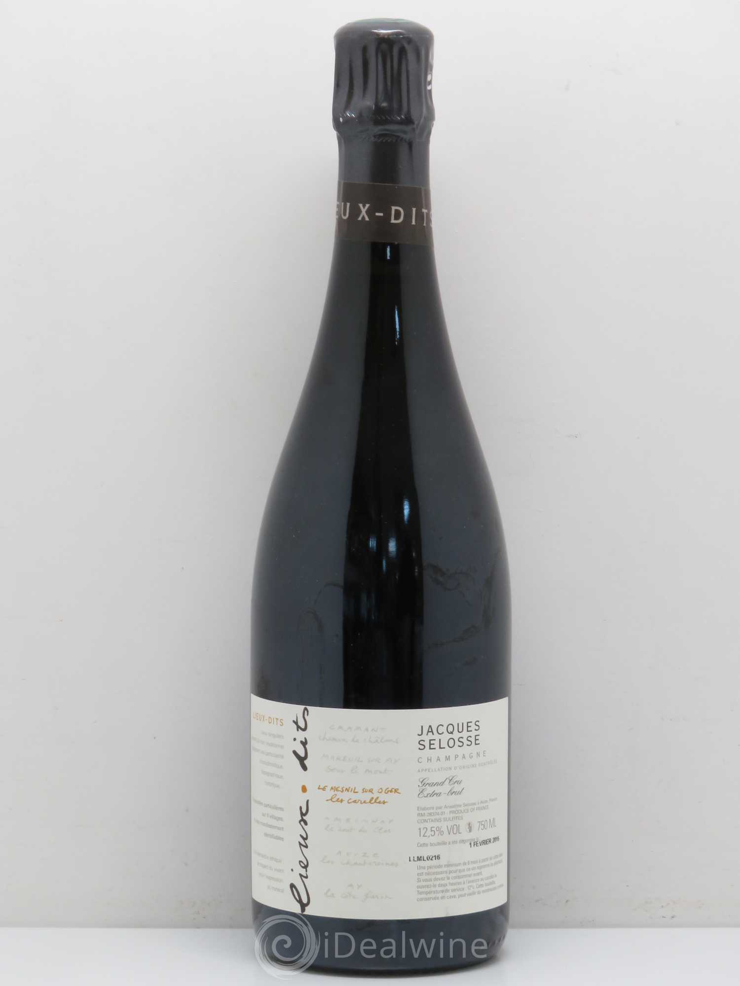 Les Carelles Blanc de Blancs Jacques Selosse 2016 - Lot de 1 bouteille - 0