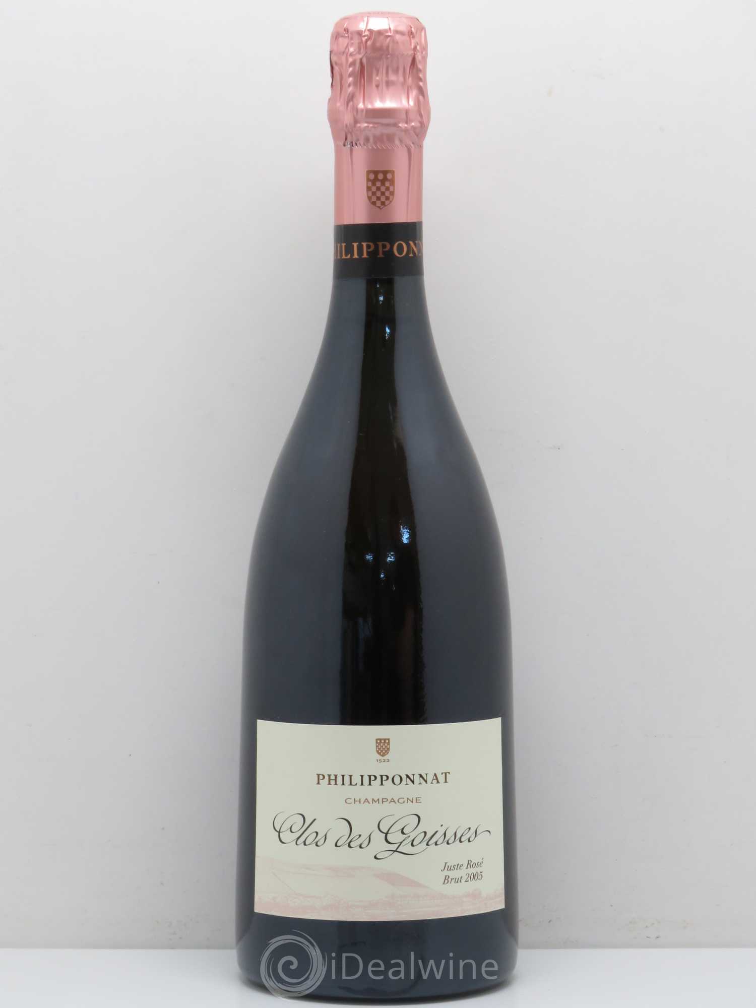 Champagne - Philipponnat Clos des Goisses 2005 - Posten von 1 Flasche - 0