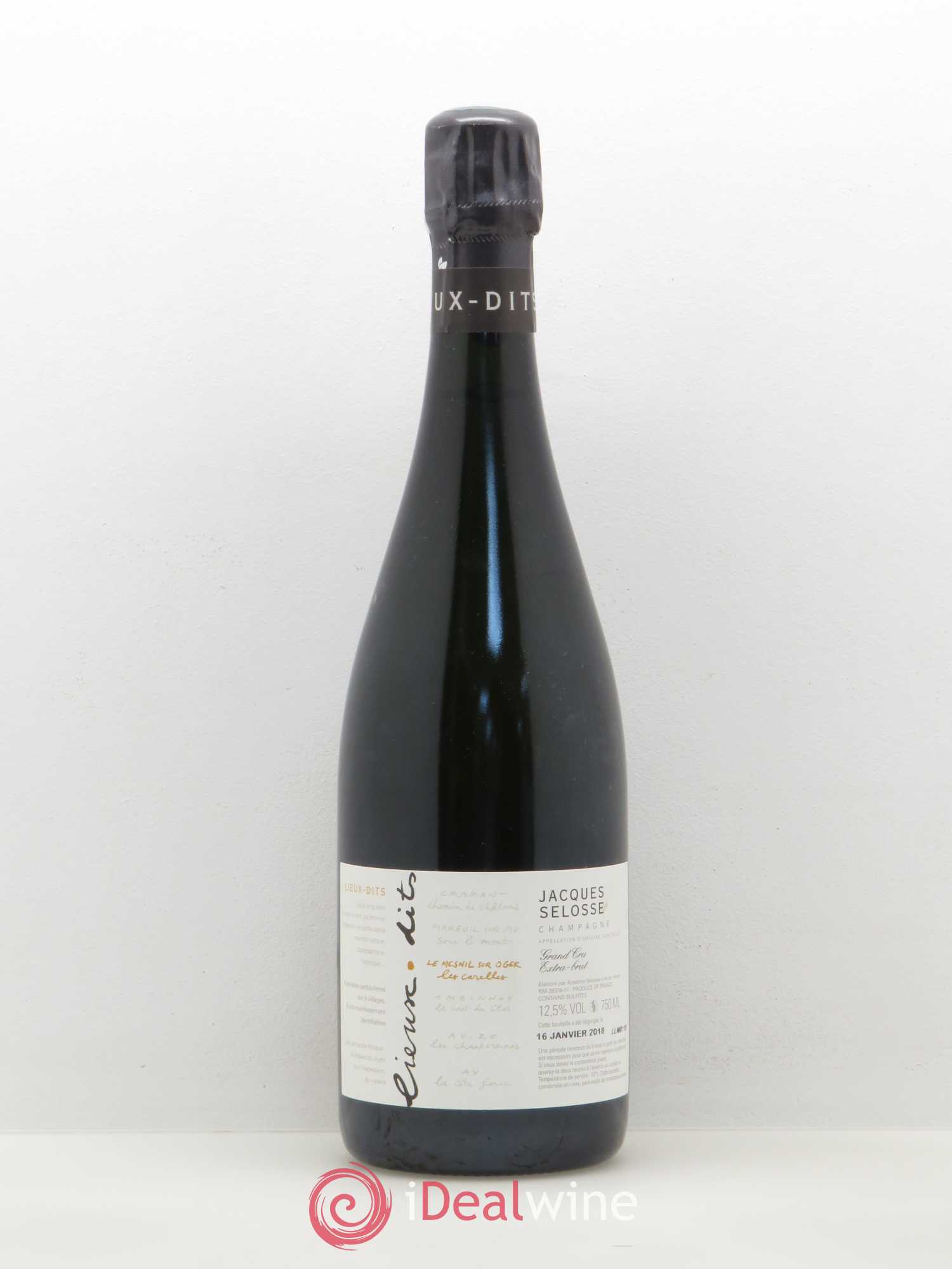 Les Carelles Blanc de Blancs Jacques Selosse - Lot de 1 bouteille - 0