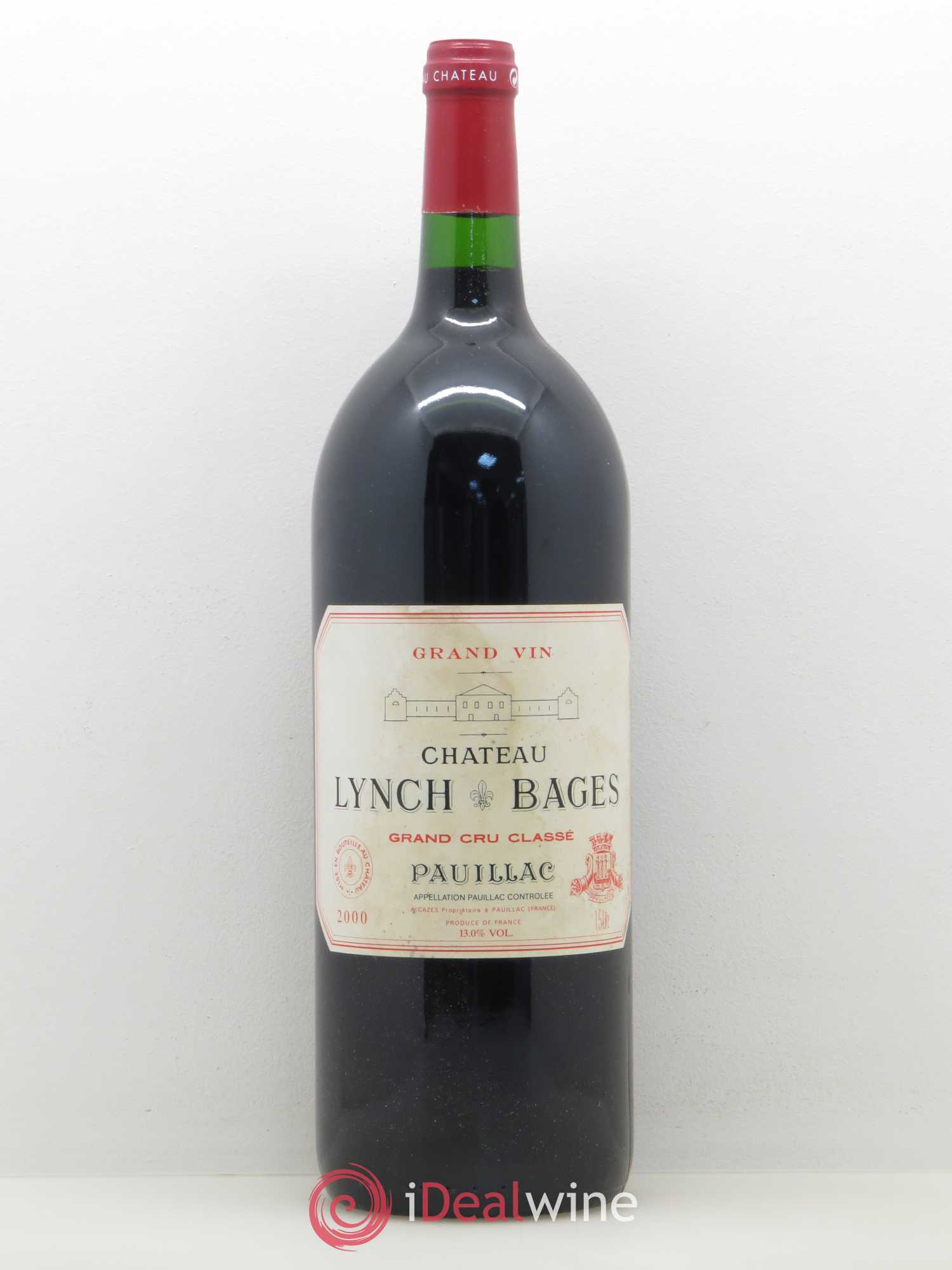 Château Lynch Bages 5ème Grand Cru Classé 2000 - Lot de 1 magnum - 0