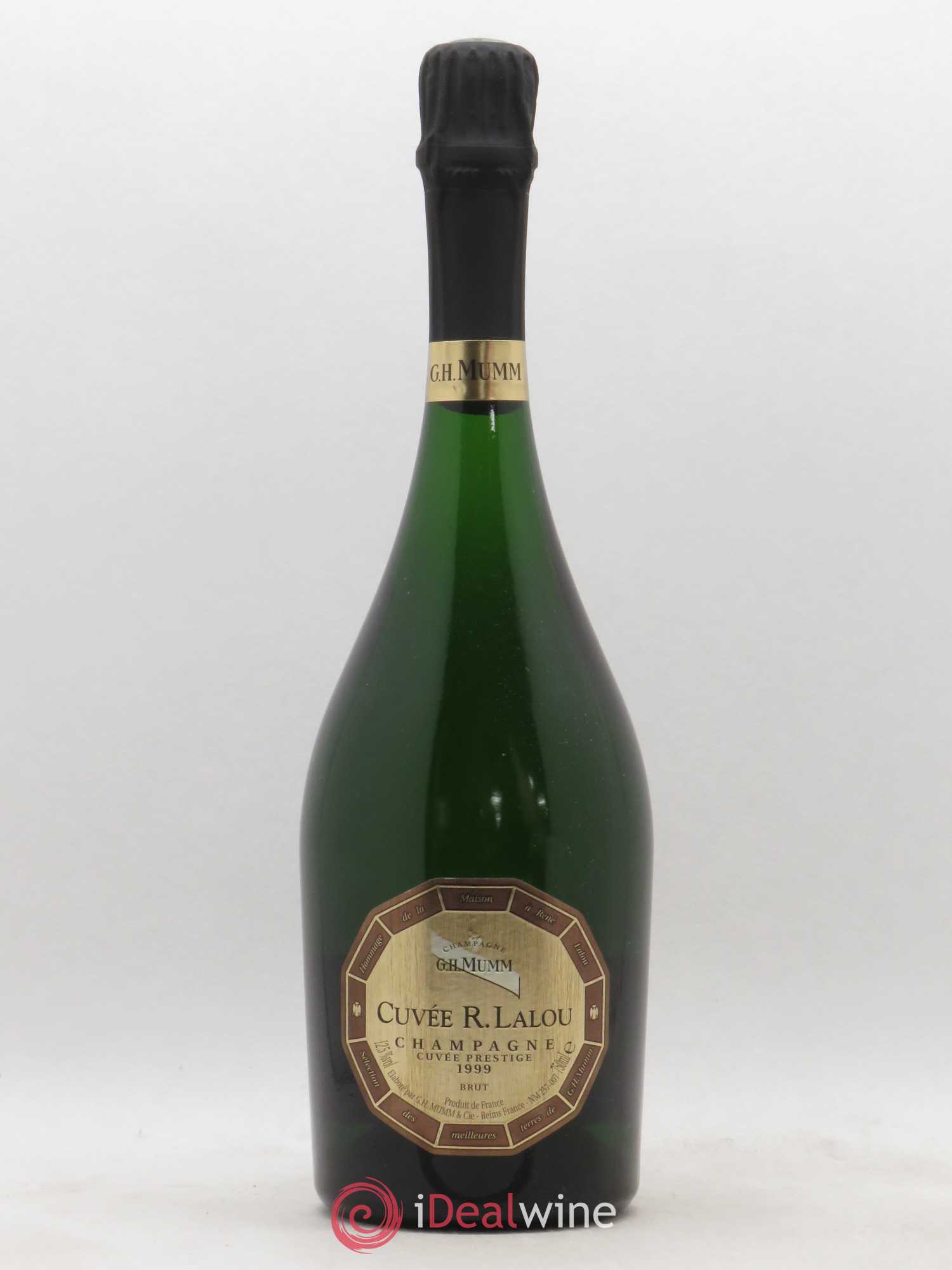 René Lalou Mumm Cuvée Prestige 1999 - Lot of 1 bottle - 1