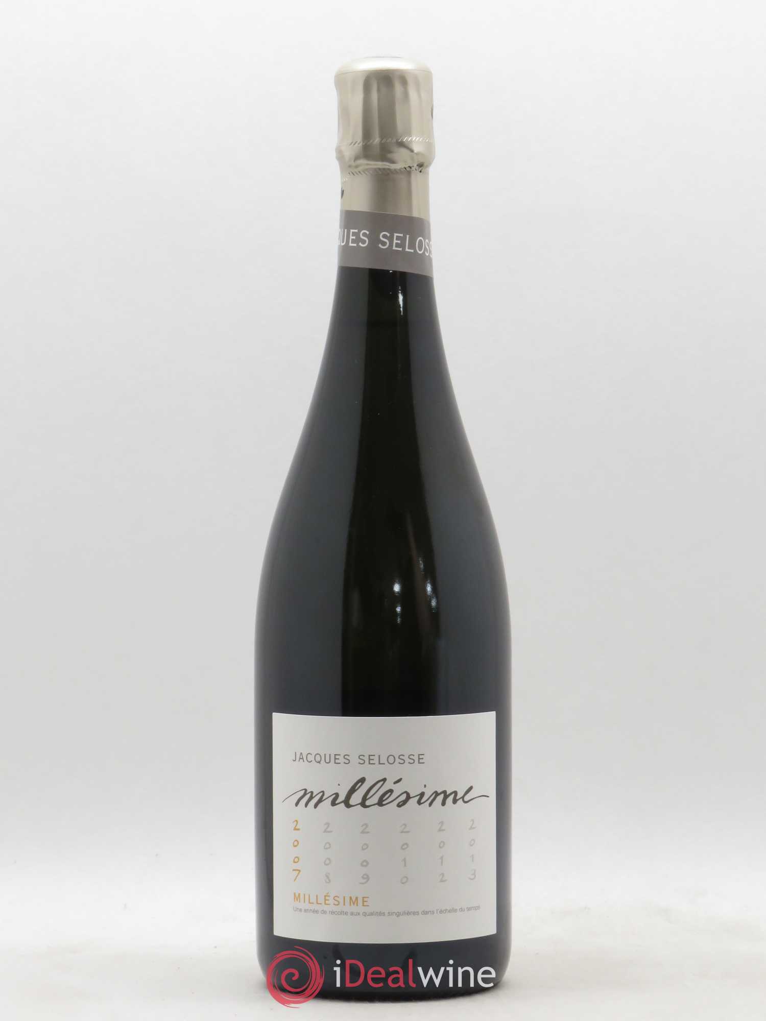 1er Cru Millésimé Extra-Brut Jacques Selosse 2007 - Lot de 1 bouteille - 1