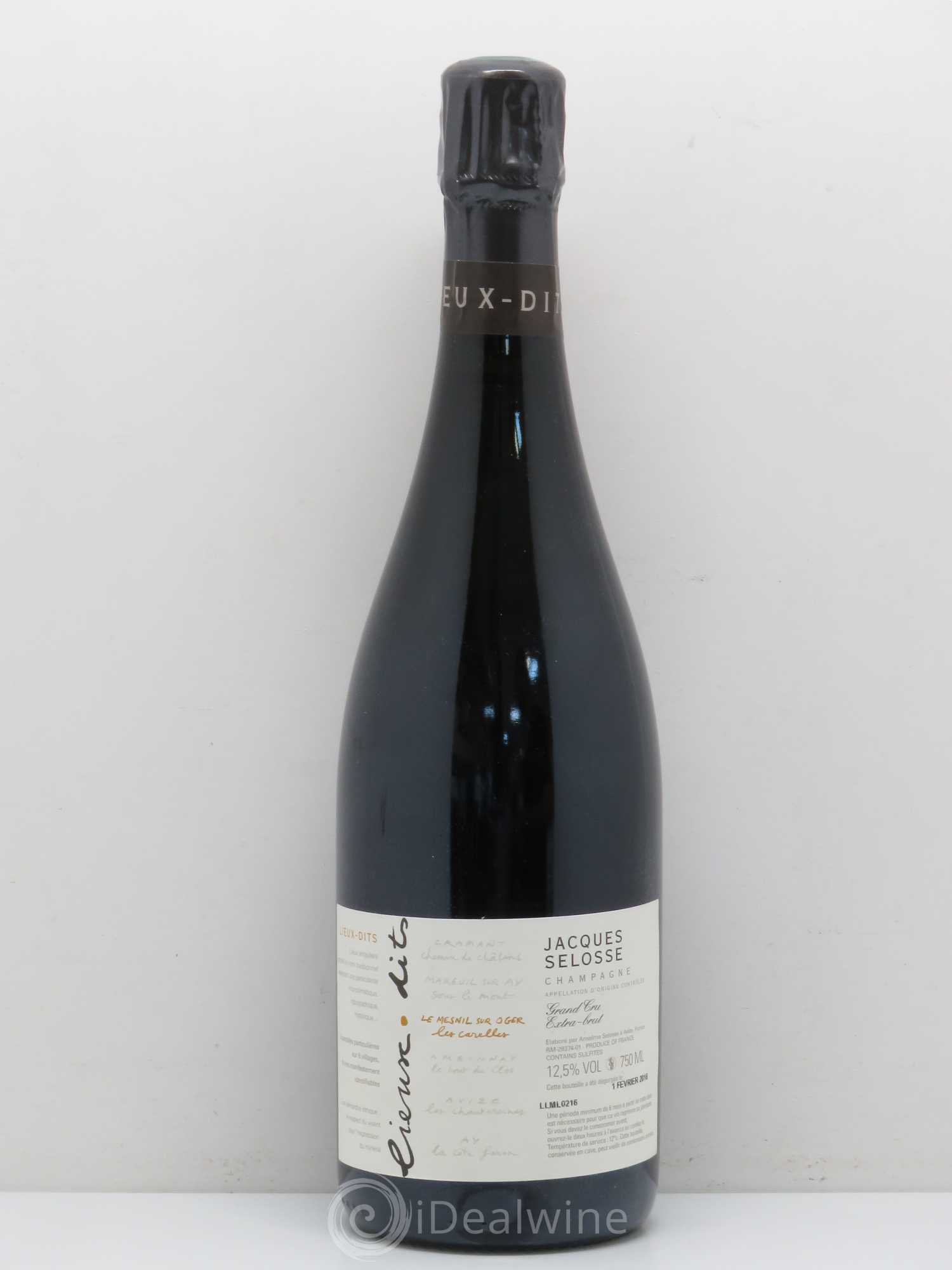 Les Carelles Blanc de Blancs Jacques Selosse 2016 - Lot de 1 bouteille - 0
