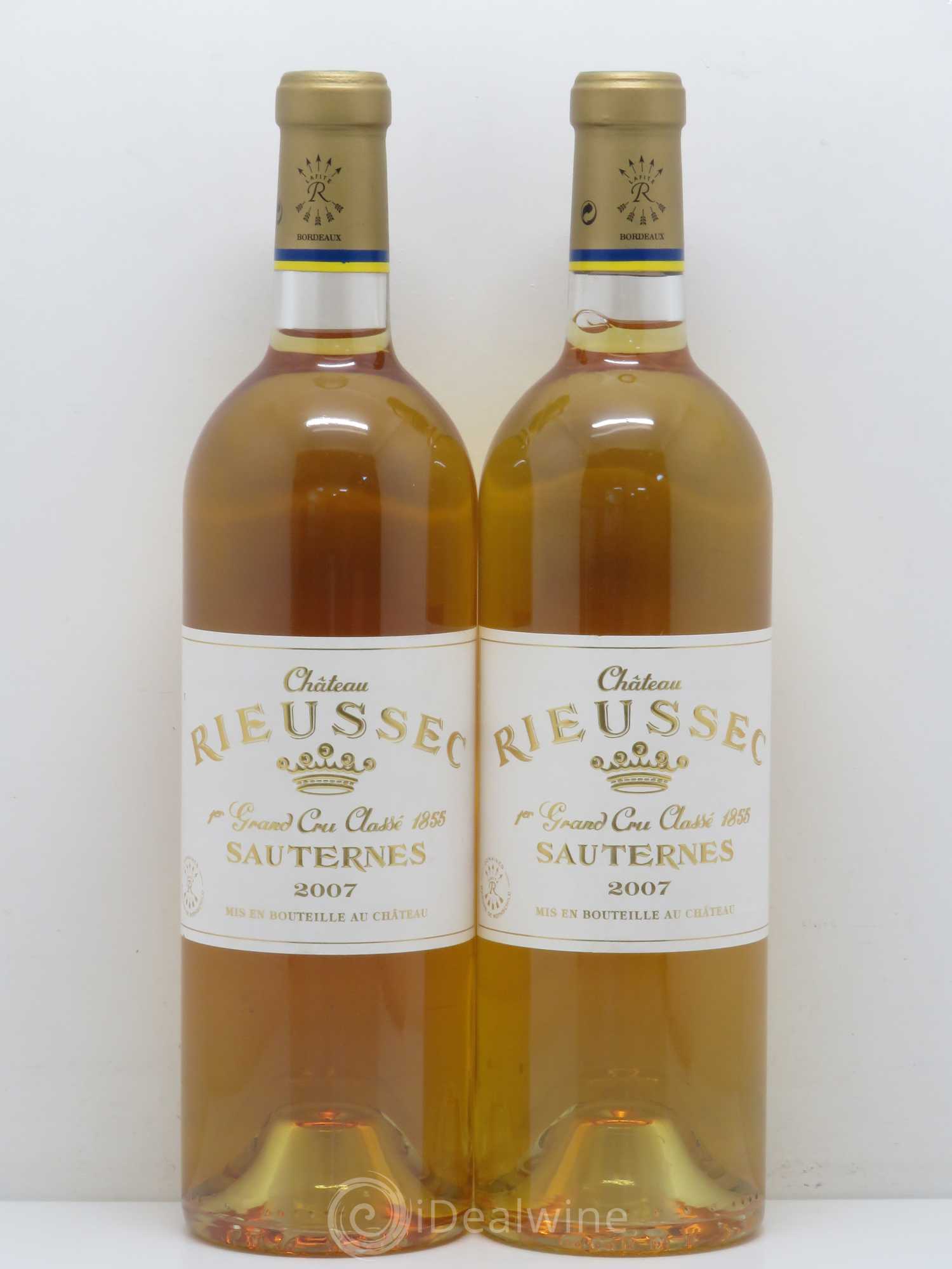 Château Rieussec 1er Grand Cru Classé 2007 - Lotto di 2 bottiglie - 0